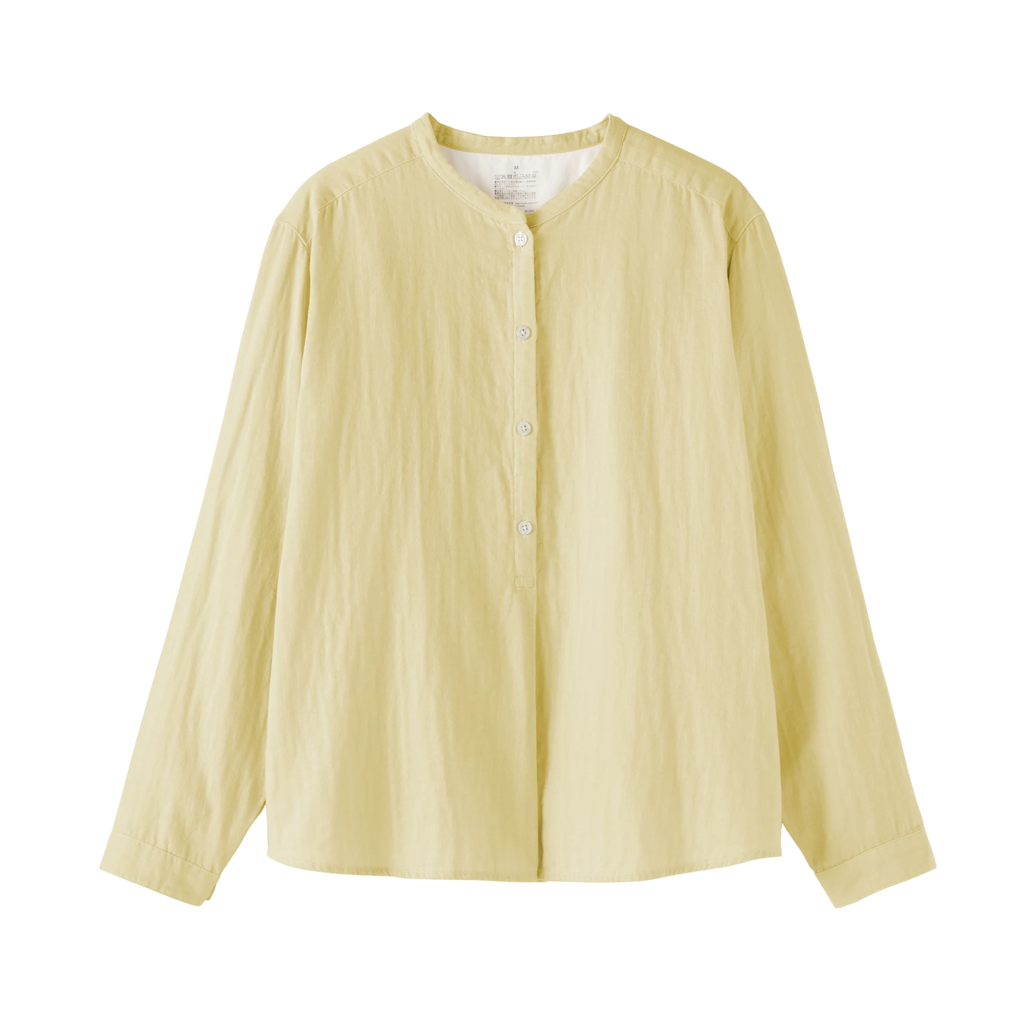 Kapok Blend Double Gauze Blouse - Image 2