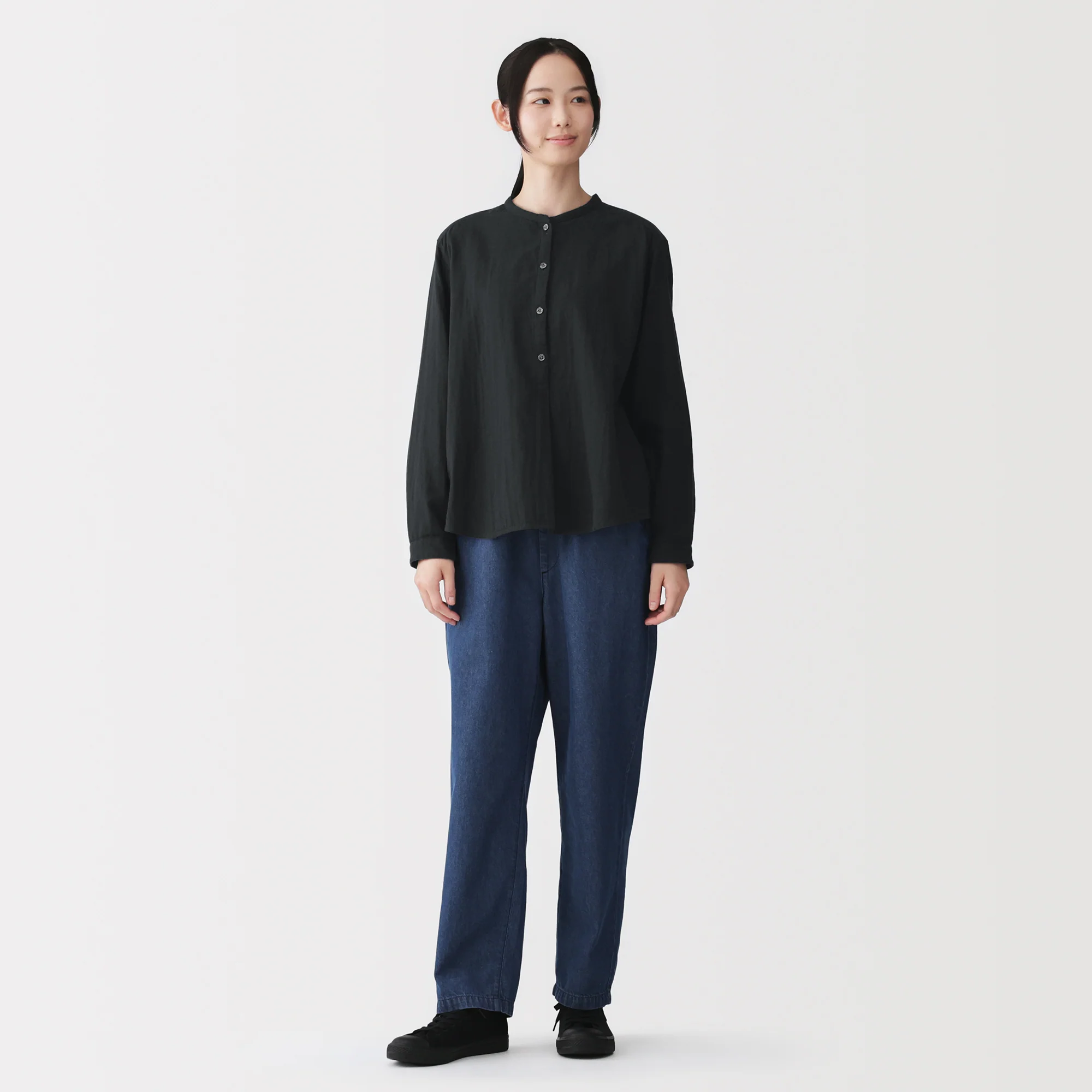 Kapok Blend Double Gauze Blouse - Image 31