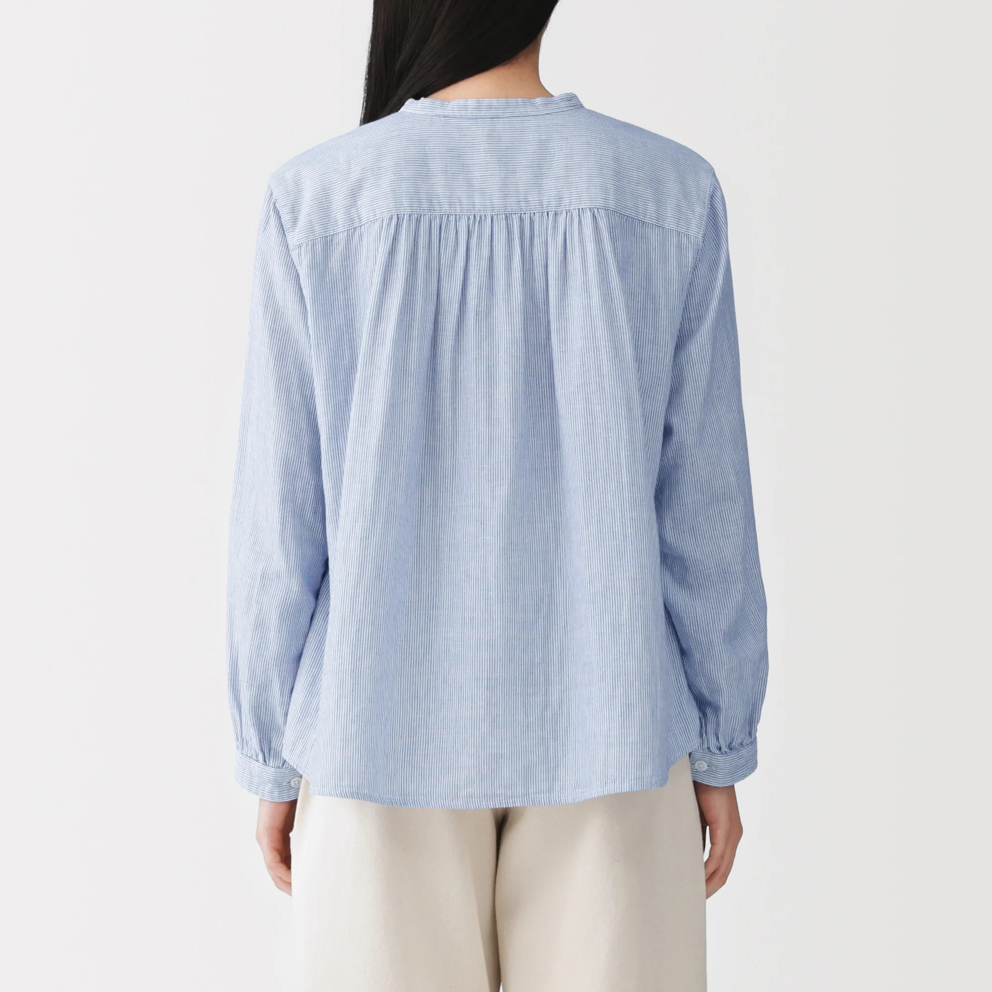 Kapok Blend Double Gauze Blouse - Image 33