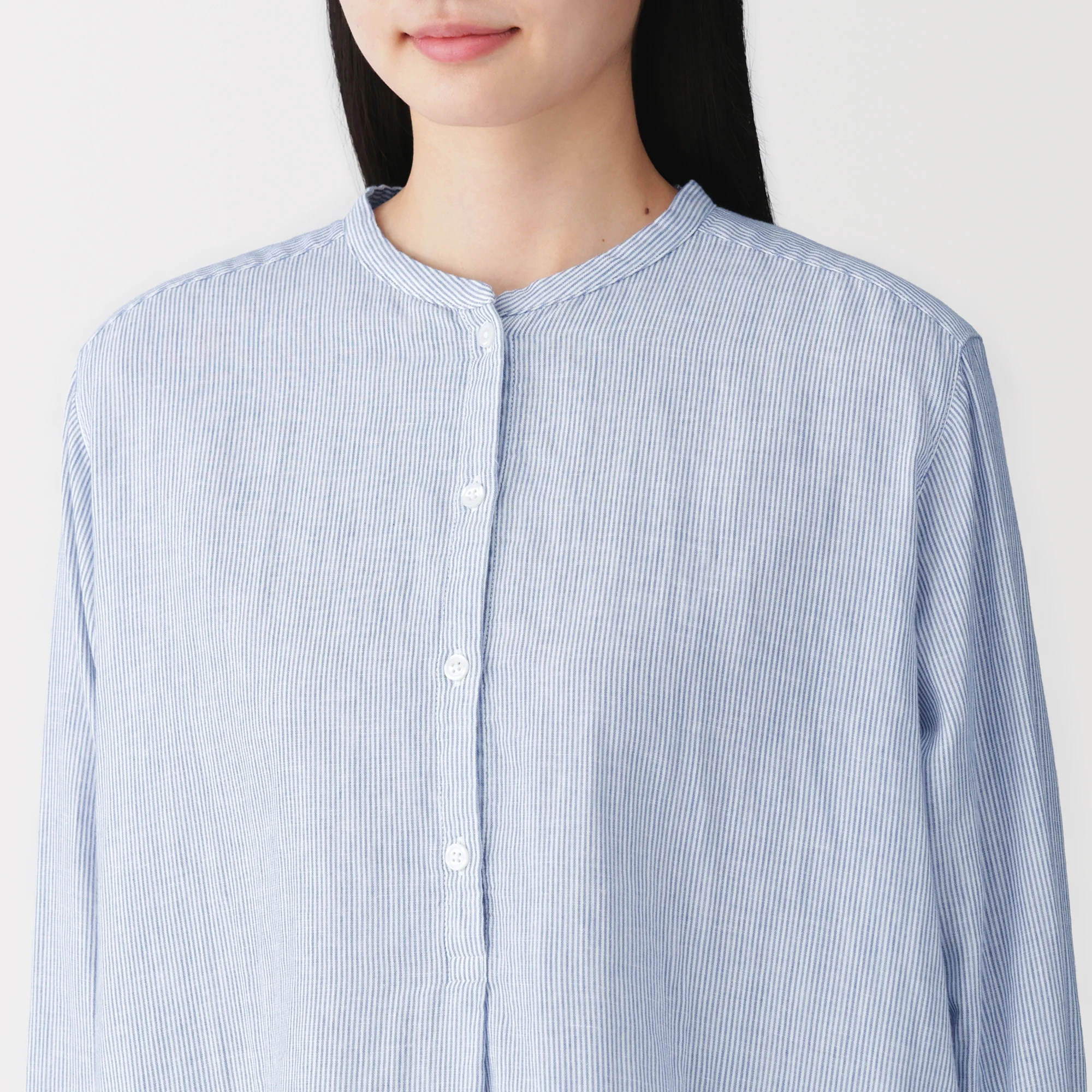 Kapok Blend Double Gauze Blouse - Image 34