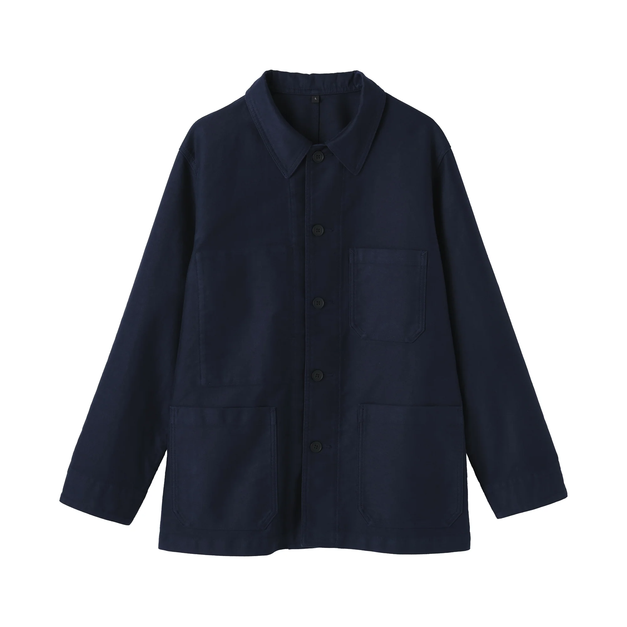 Kapok Blend Moleskin Coverall Jacket - Image 11