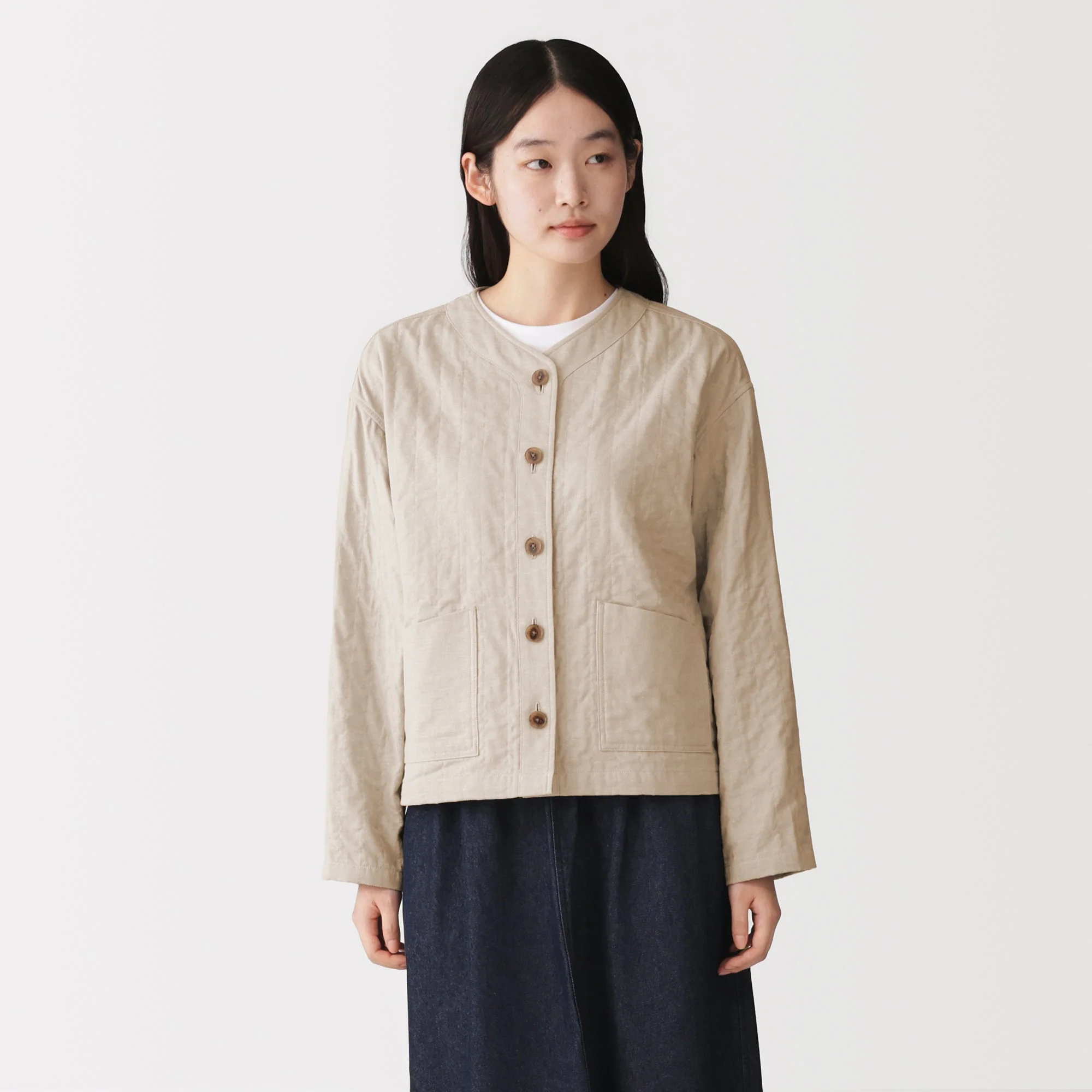 Kapok Blend Quilted Jacket - Image 12
