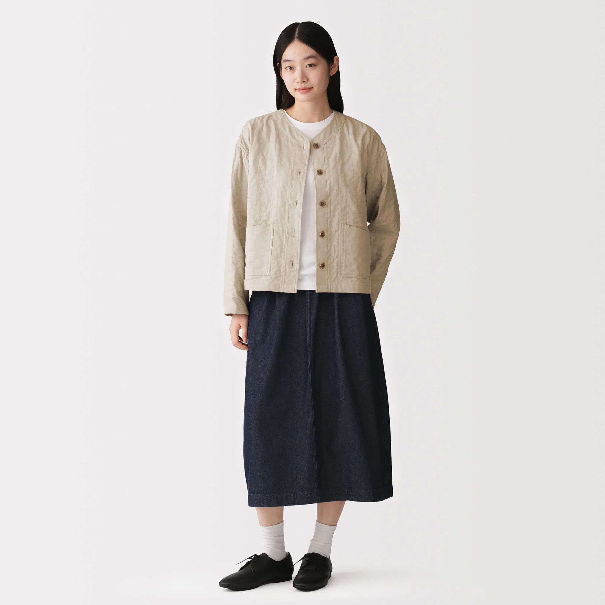 Kapok Blend Quilted Jacket - Image 13
