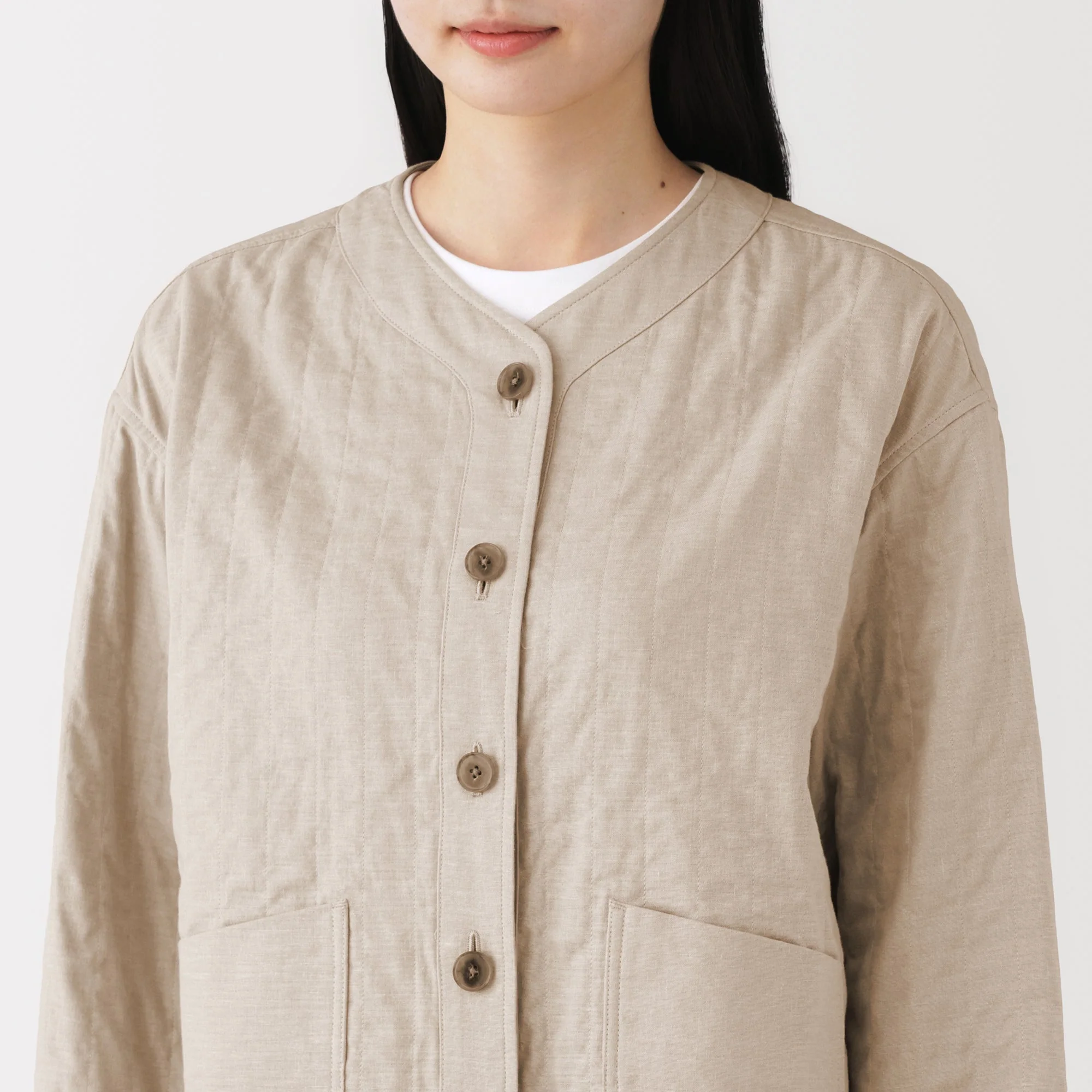 Kapok Blend Quilted Jacket - Image 16