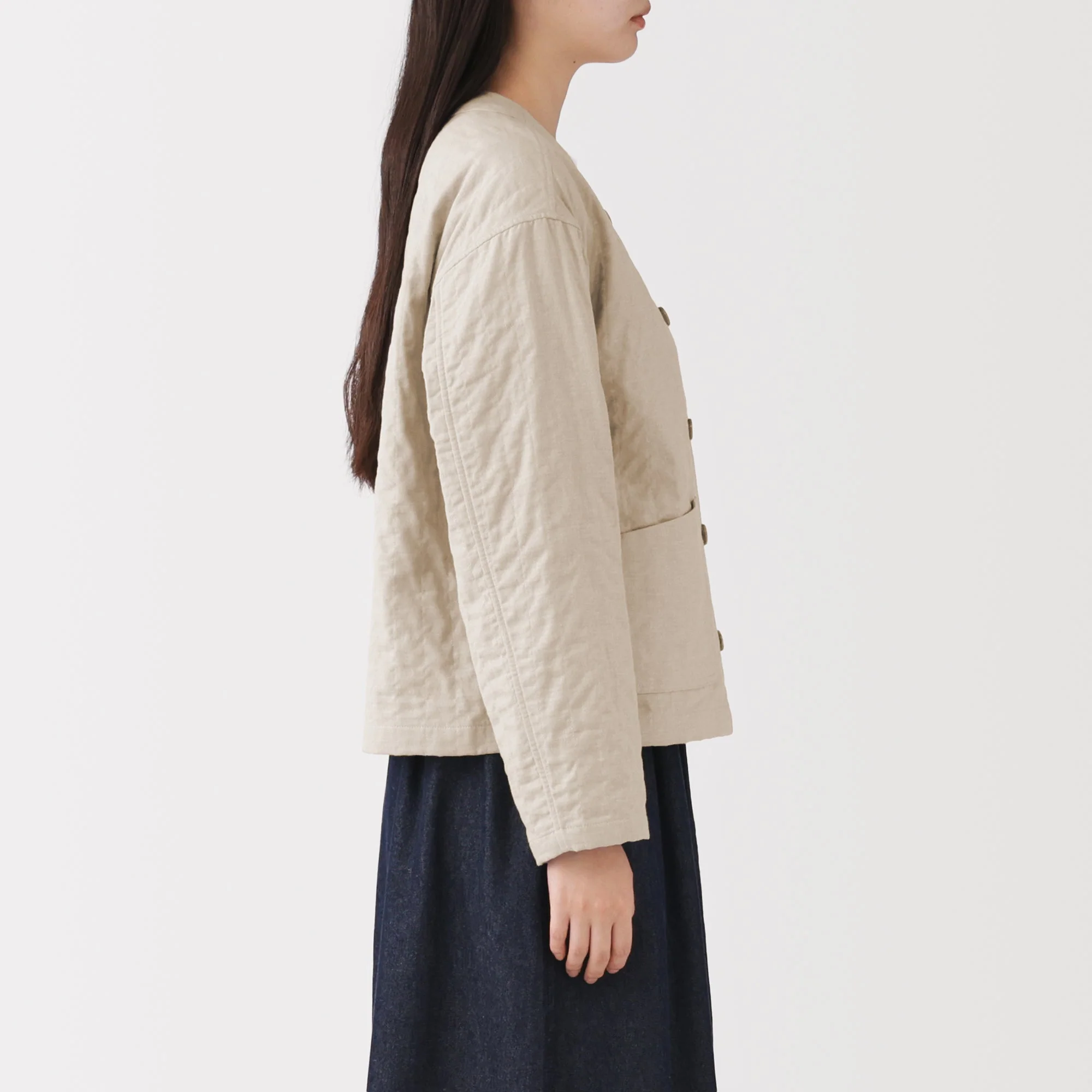 Kapok Blend Quilted Jacket - Image 5