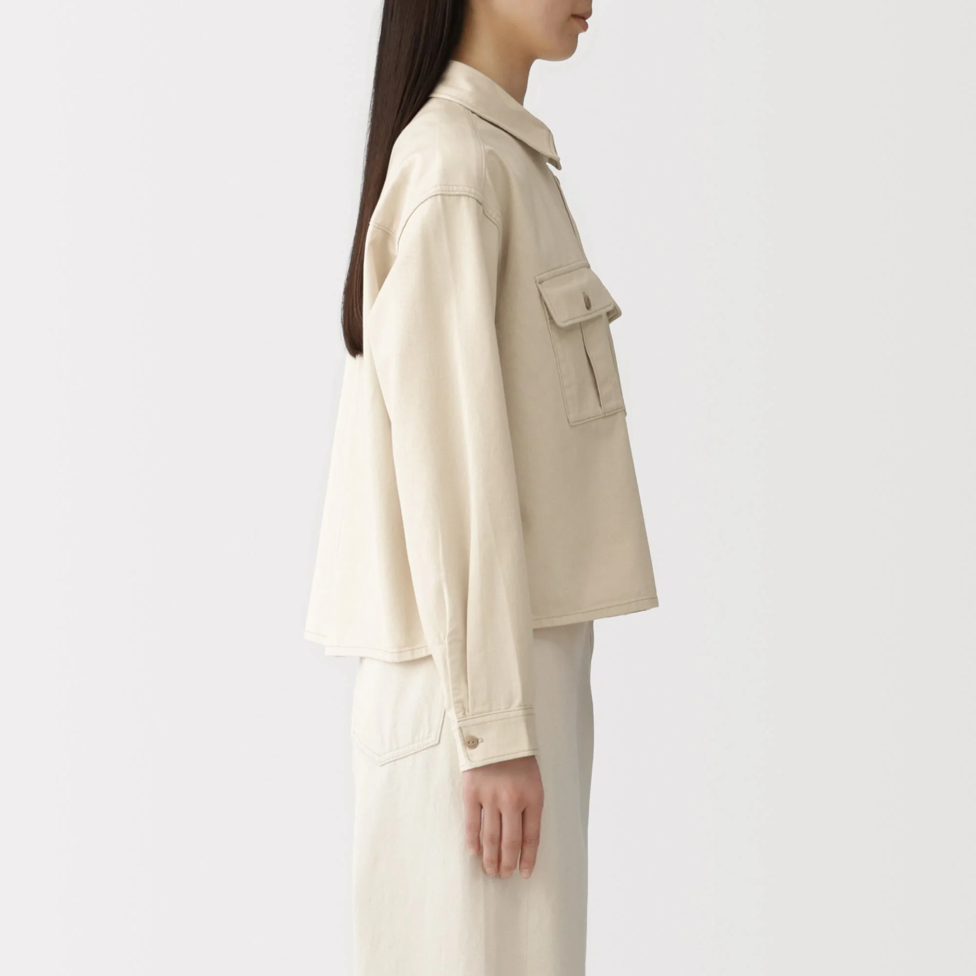 Kapok Blend Twill Shirt - Image 13