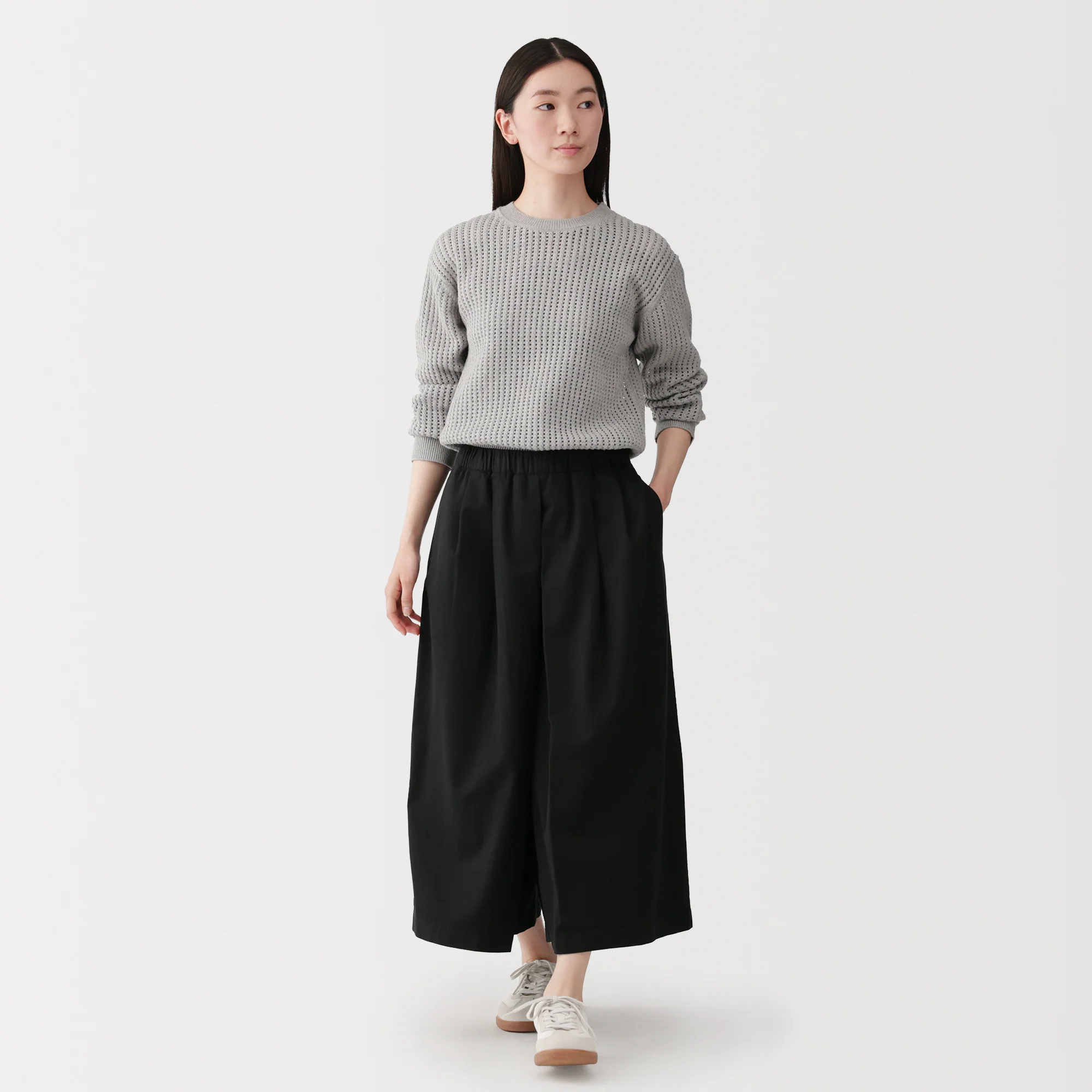 Kapok Blend Twill Skirt Pants - Image 12
