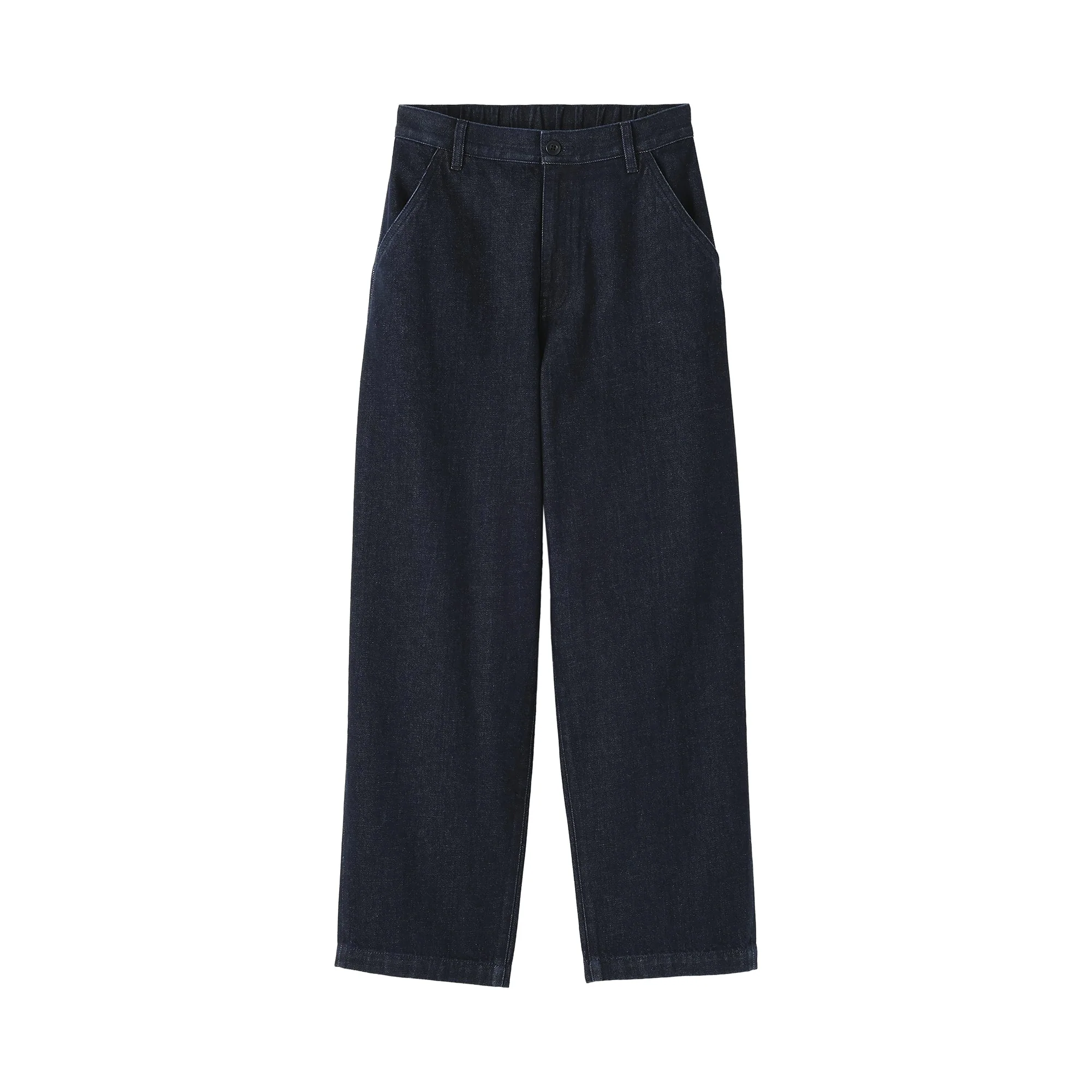 Kapok Denim Wide Tapered Pants - Image 11