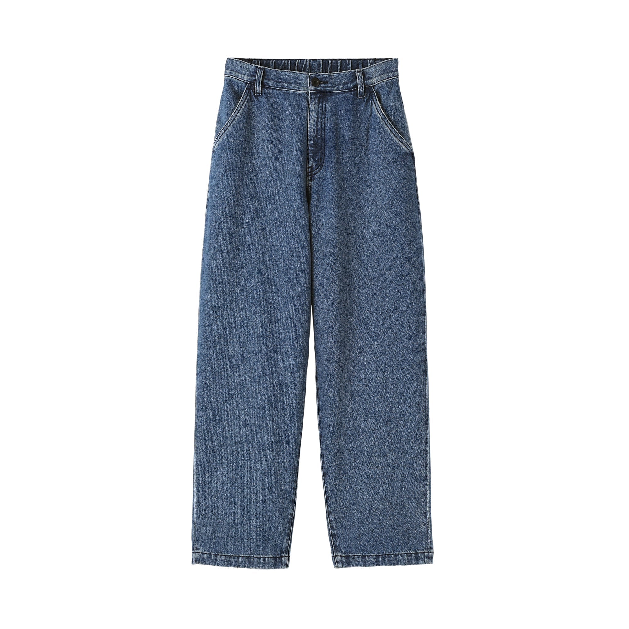 Kapok Denim Wide Tapered Pants - Image 2