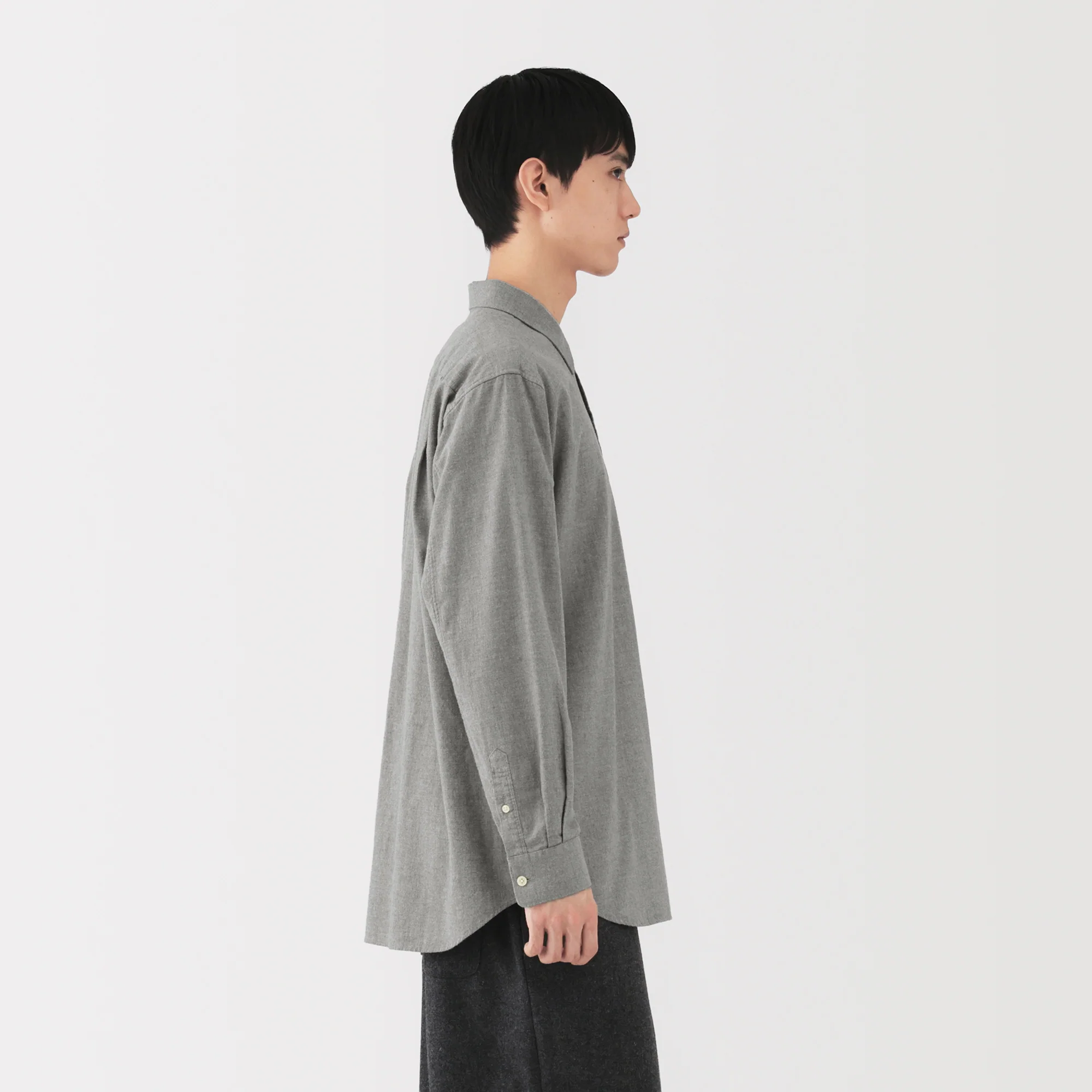 Labo Brushed Herringbone Shirt - Image 13