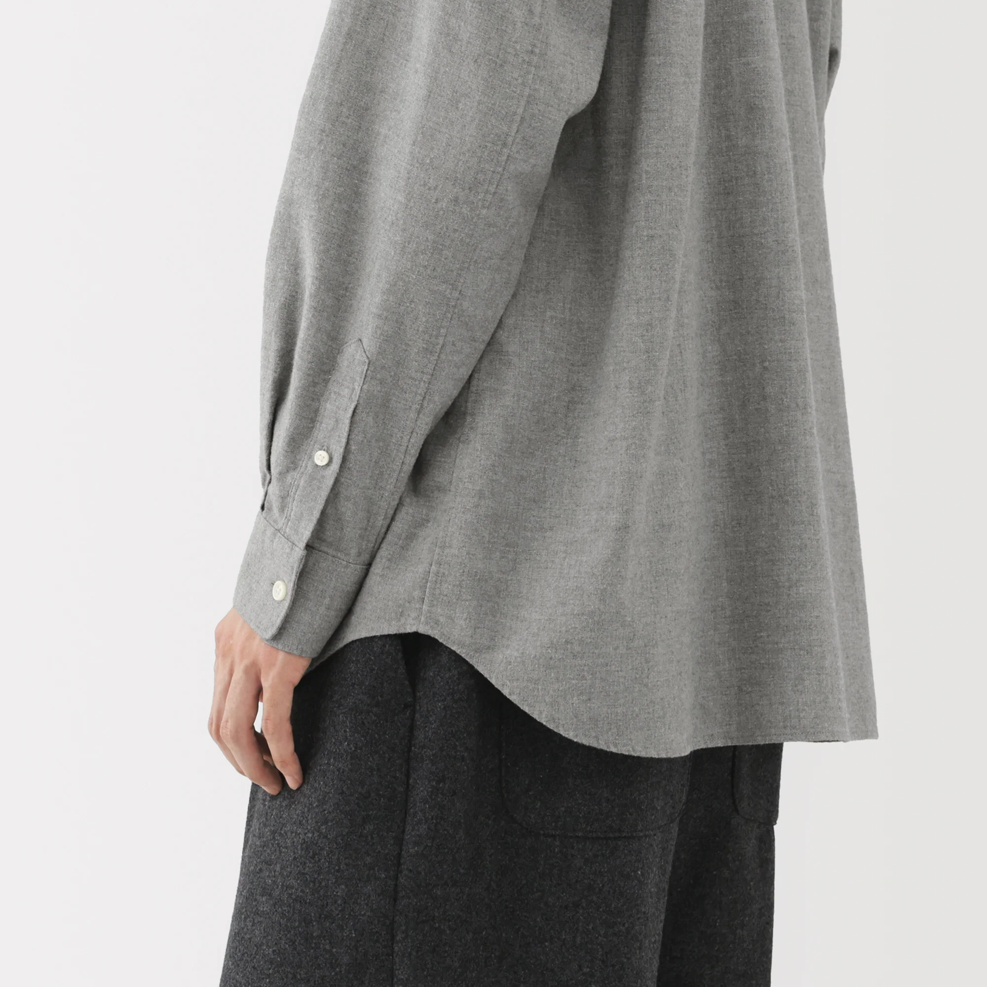 Labo Brushed Herringbone Shirt - Image 16