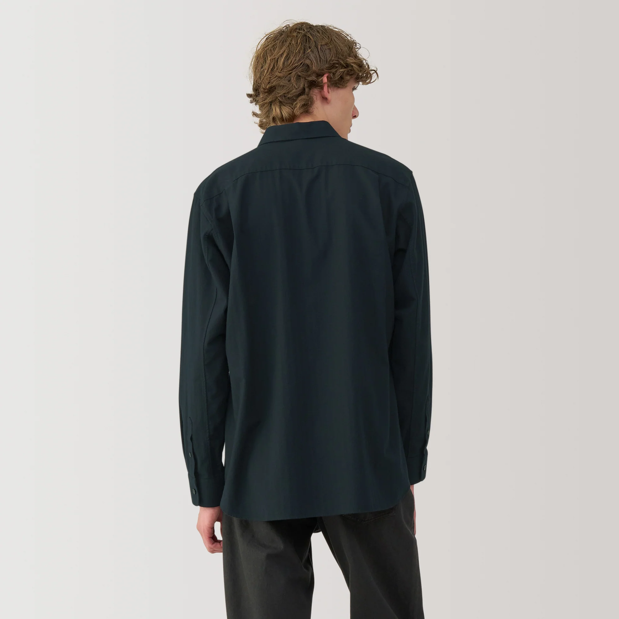 Labo Brushed Herringbone Shirt - Image 6
