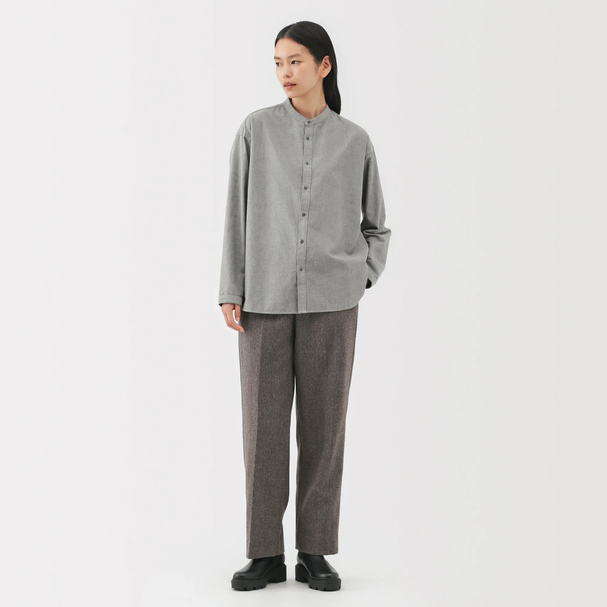 Labo Brushed Twill Relaxed Shirt - Image 11