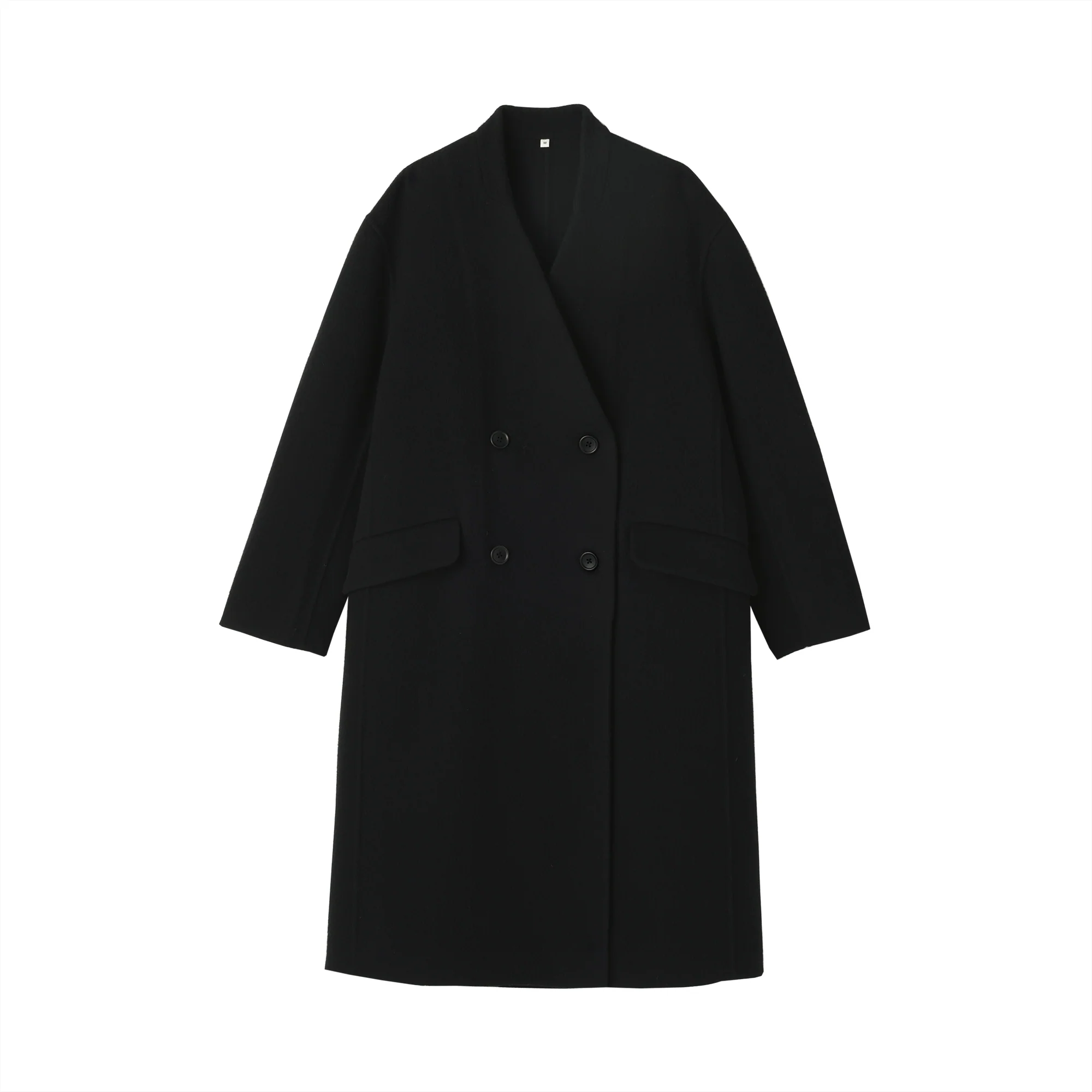 Labo Cashmere Mix Double Breasted Coat - Image 11