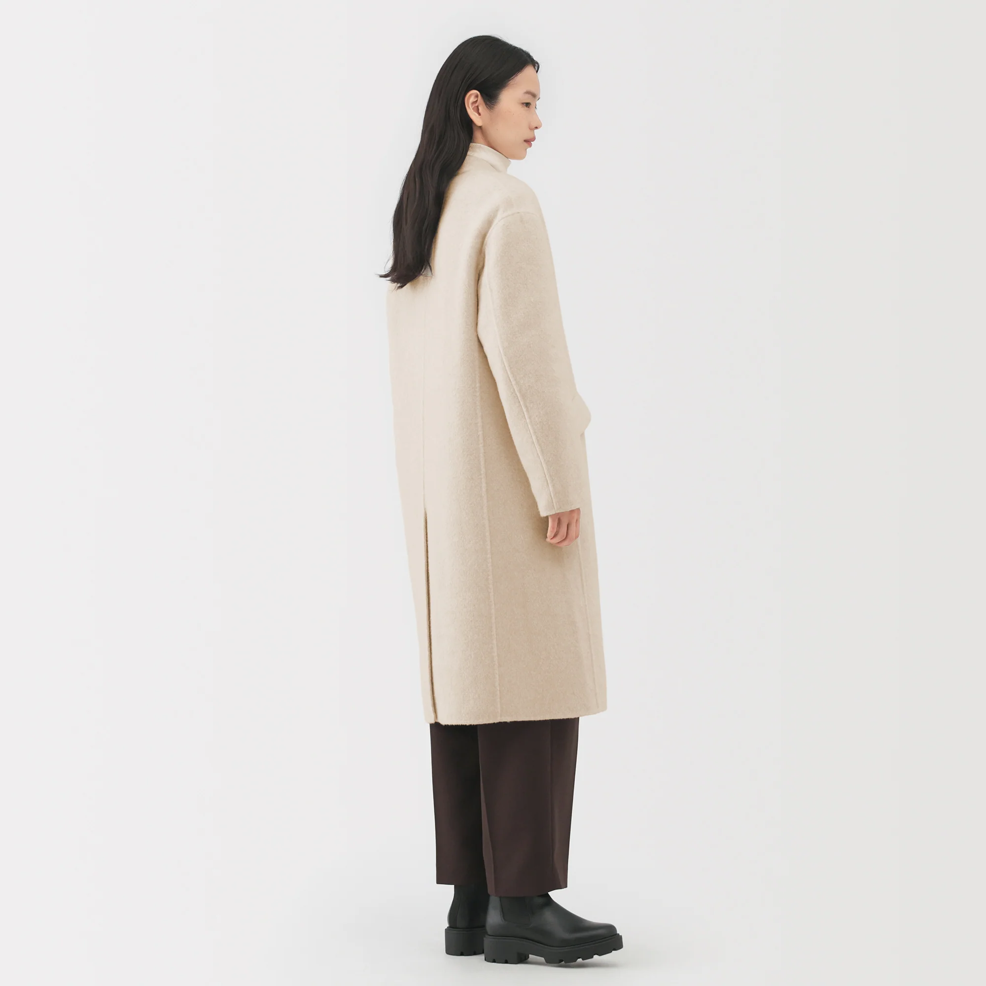Labo Cashmere Mix Double Breasted Coat - Image 5