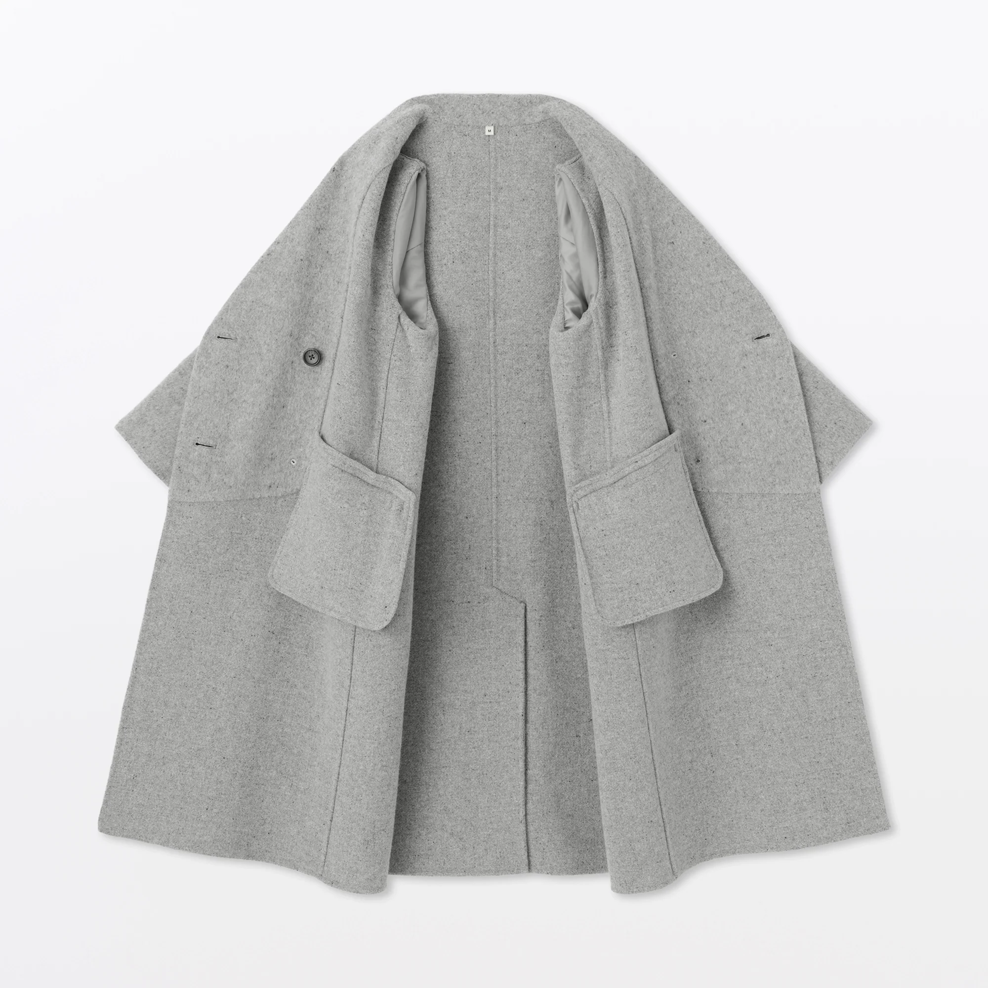 Labo Cashmere Mix Double Breasted Coat - Image 9