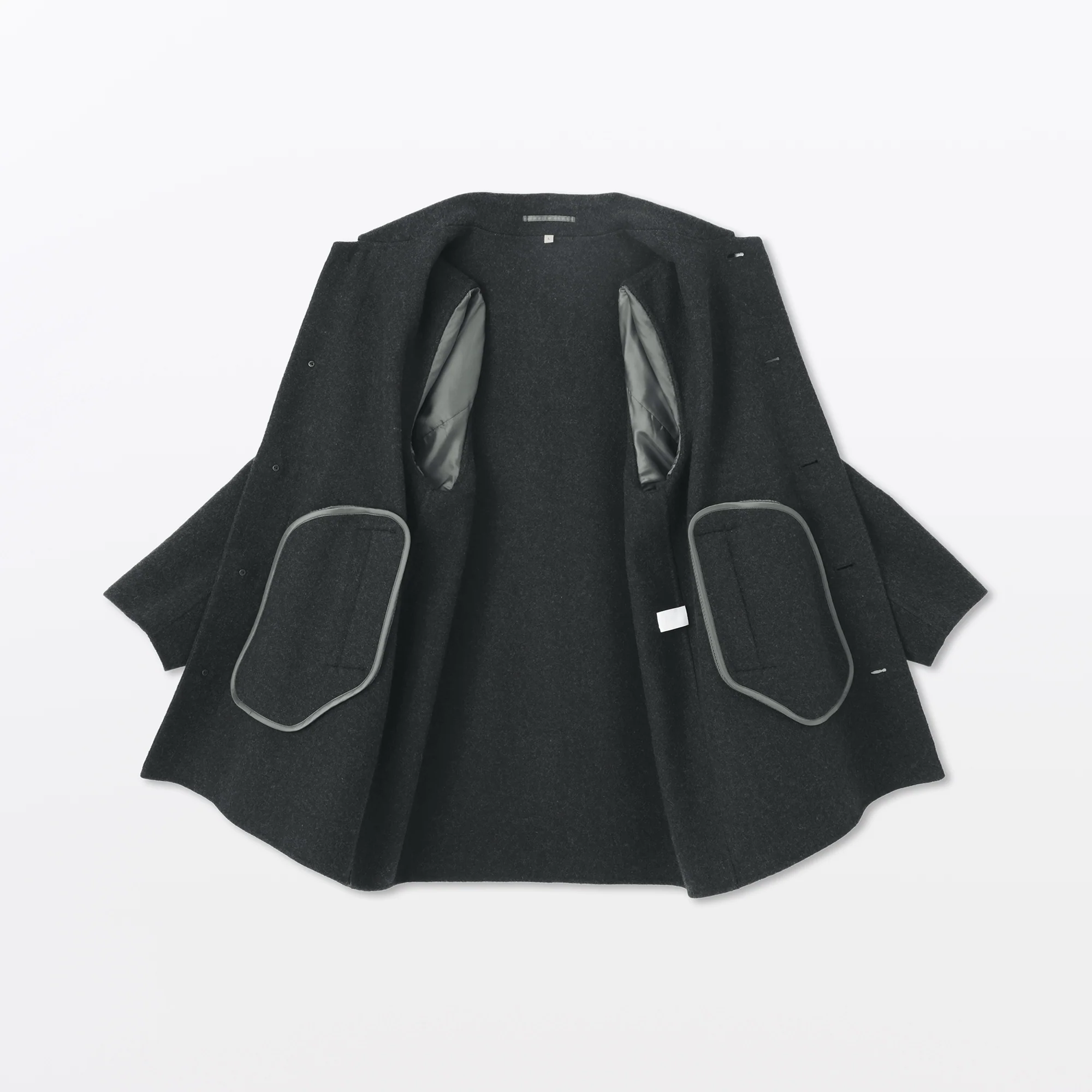 Labo Cashmere Mix Soutien Collar Coat - Image 21