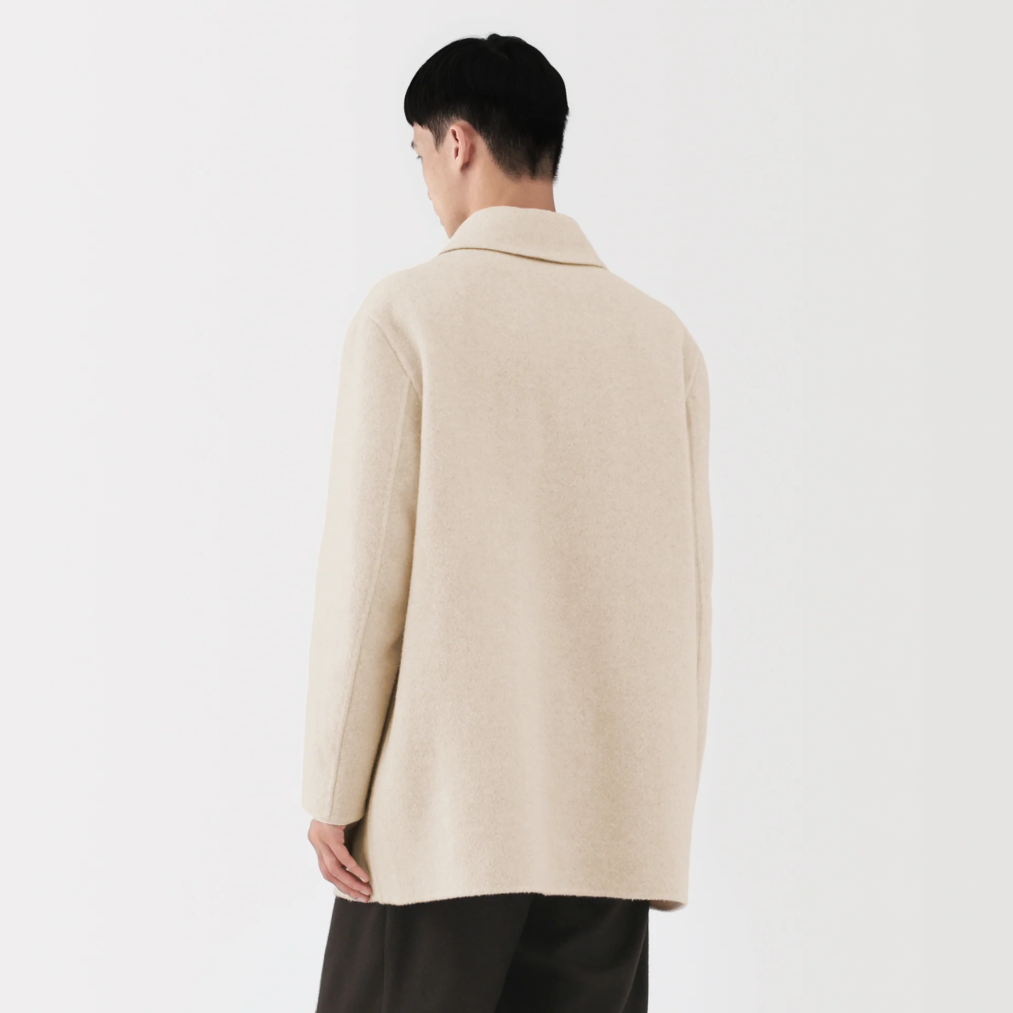 Labo Cashmere Mix Soutien Collar Coat - Image 6