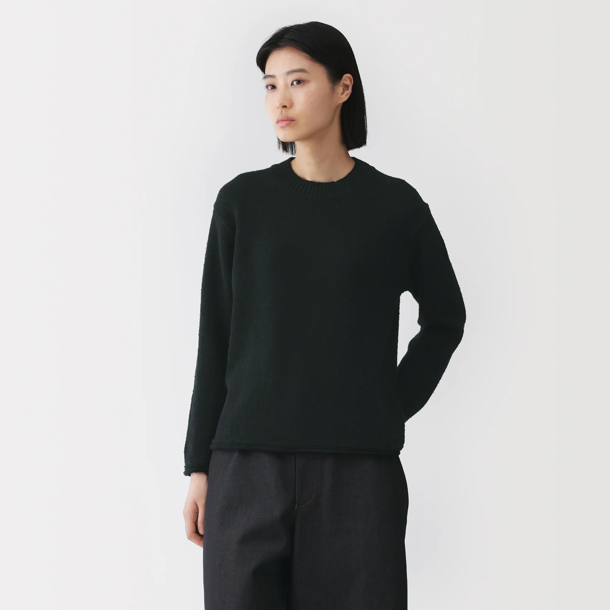 Labo Cotton Blend Loop Yarn Sweater - Image 10