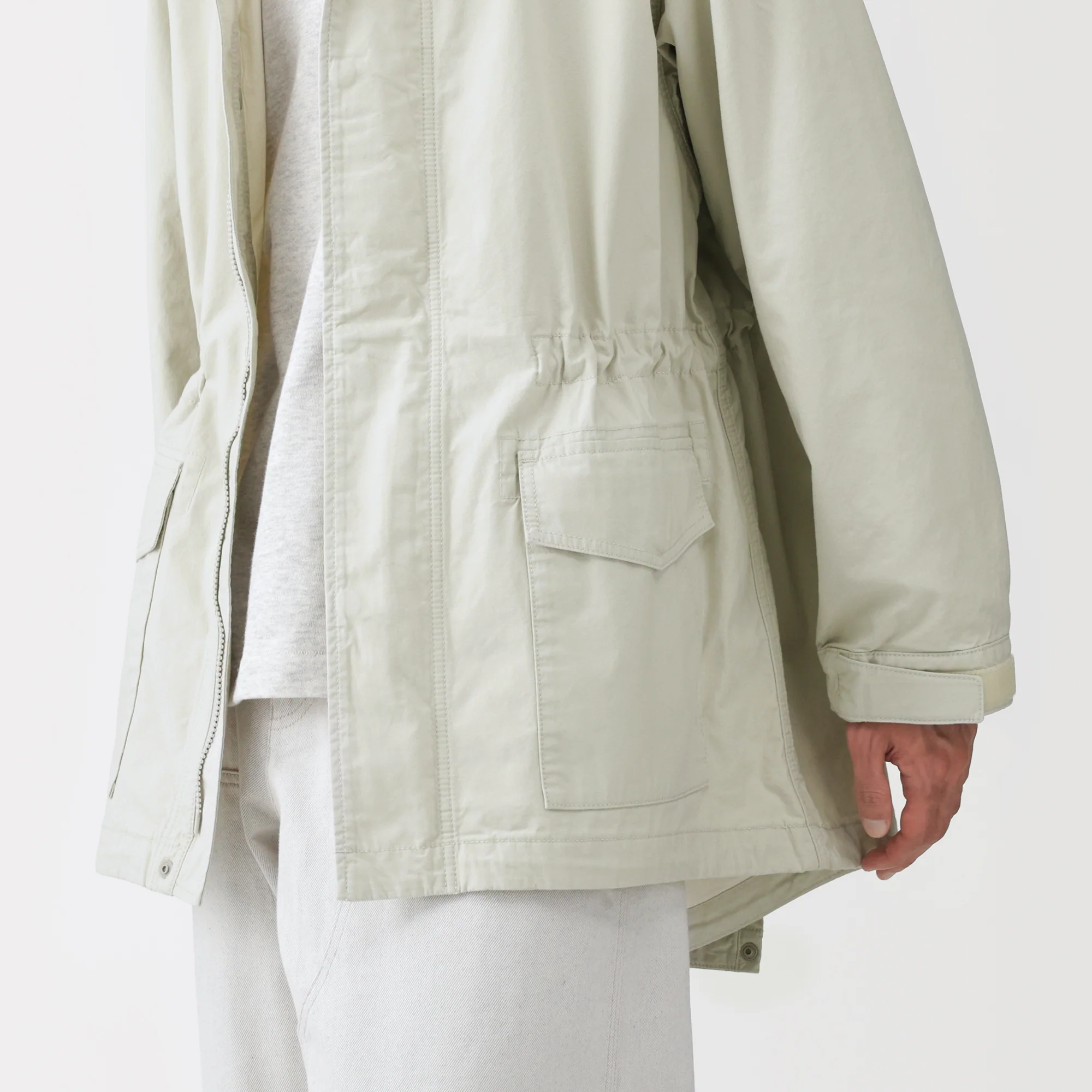 Labo Cotton Canvas Hooded Blouson - Image 11