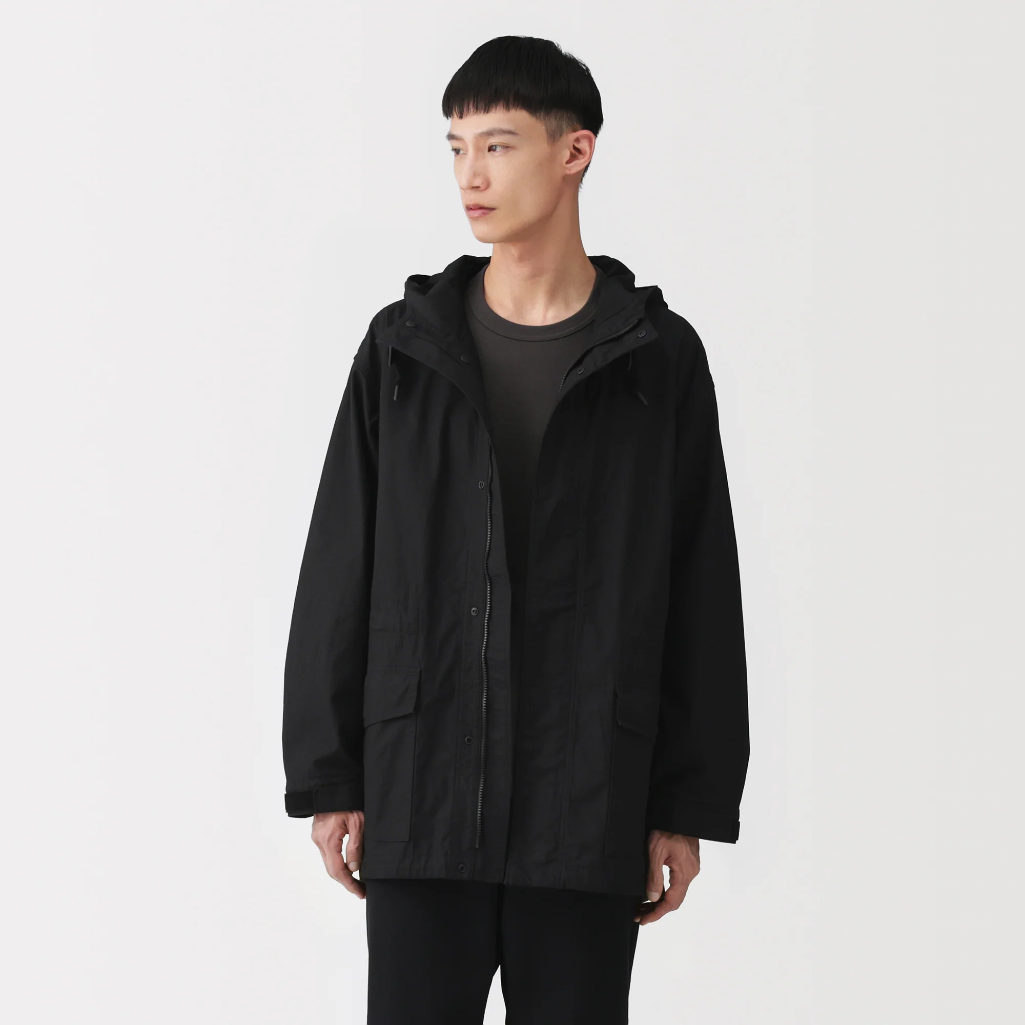 Labo Cotton Canvas Hooded Blouson - Image 3