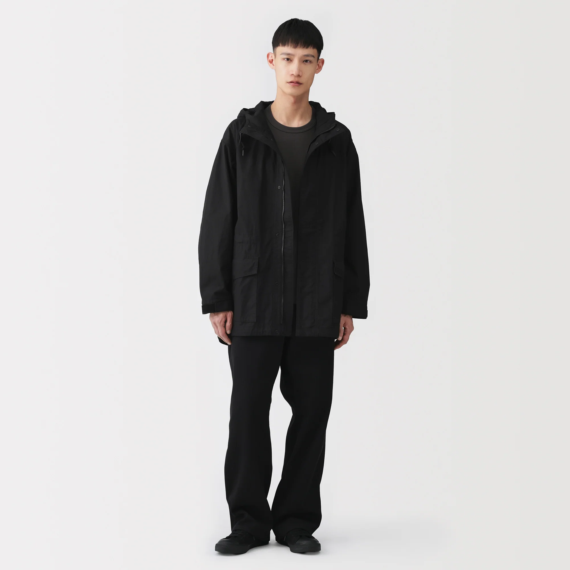 Labo Cotton Canvas Hooded Blouson - Image 4