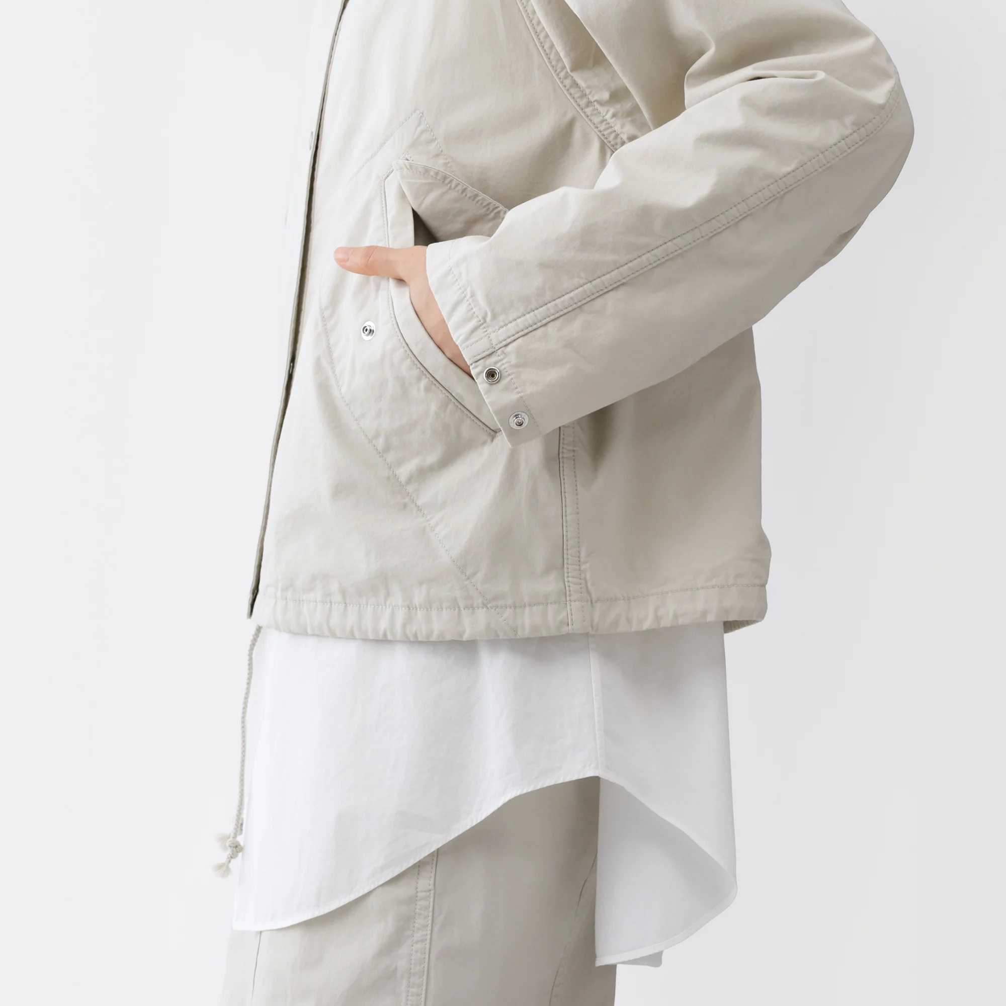 Labo Cotton Canvas Hooded Blouson - Image 22