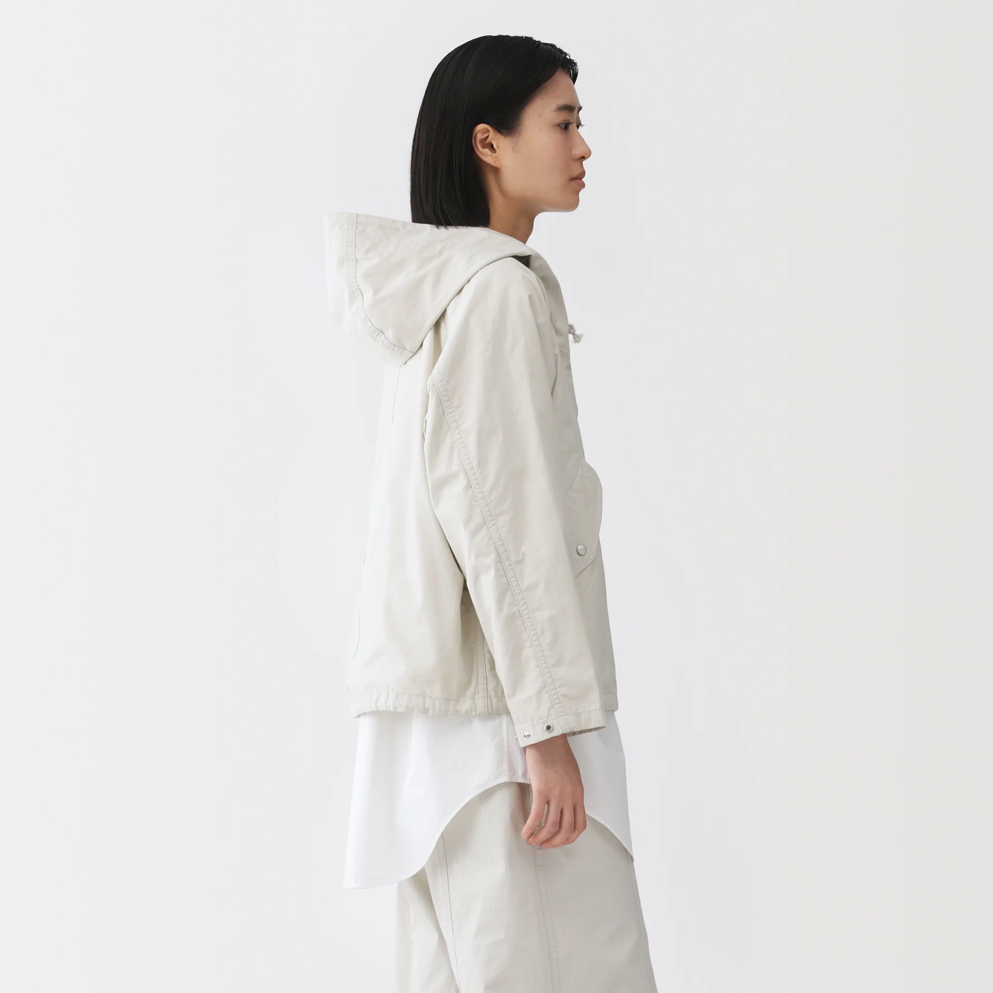 Labo Cotton Canvas Hooded Blouson - Image 5
