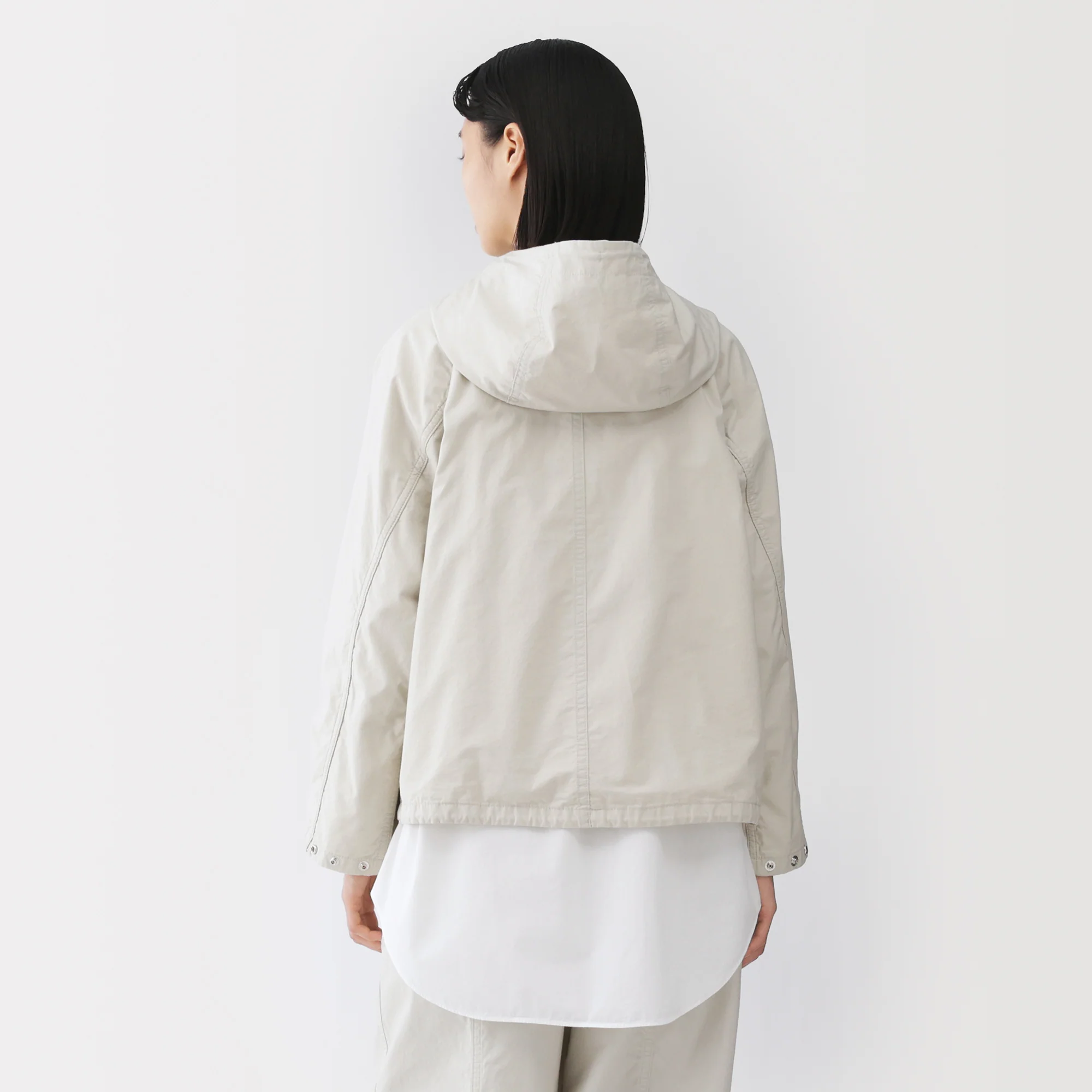 Labo Cotton Canvas Hooded Blouson - Image 6