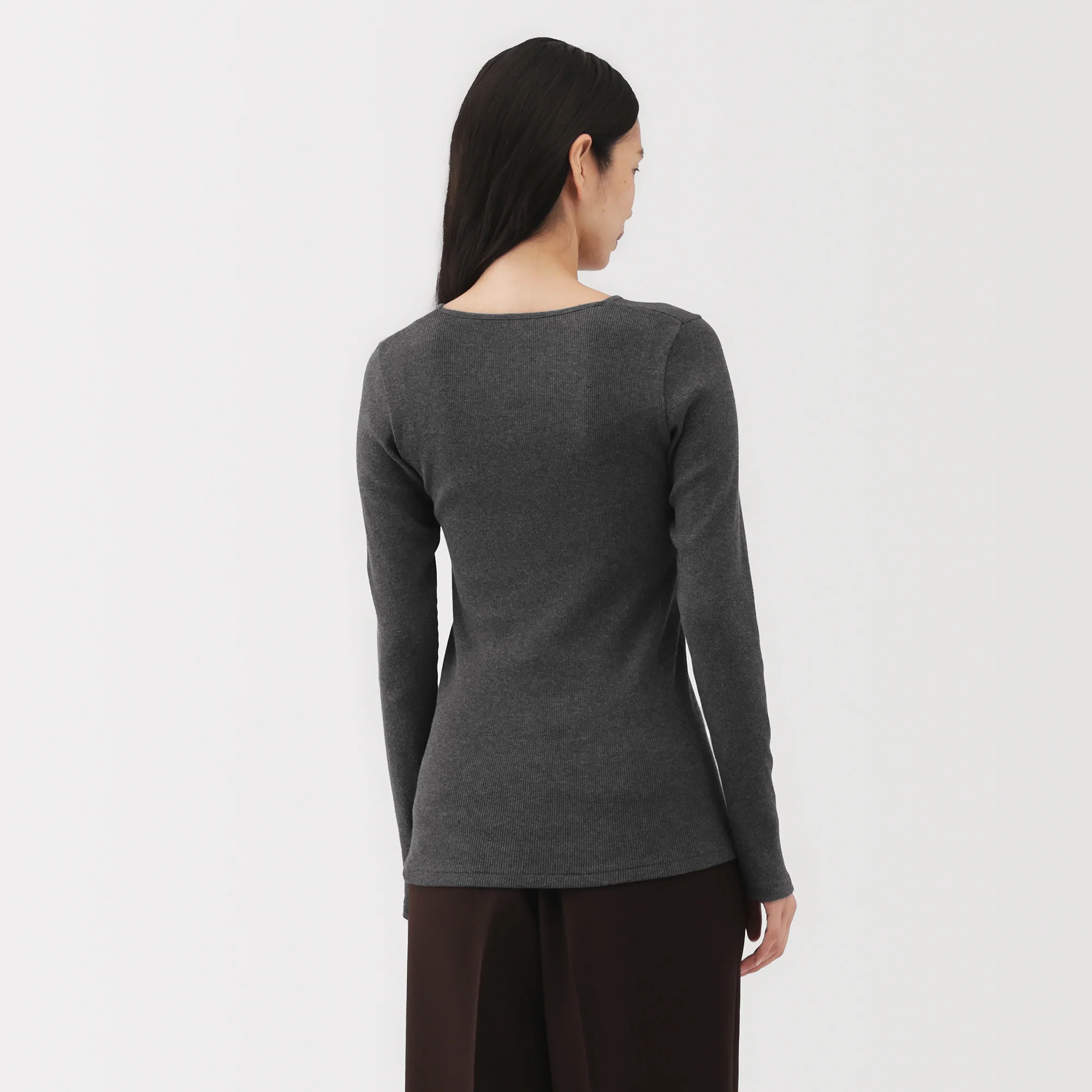 Labo Cotton Cashmere Ribbed T-Shirt - Image 6