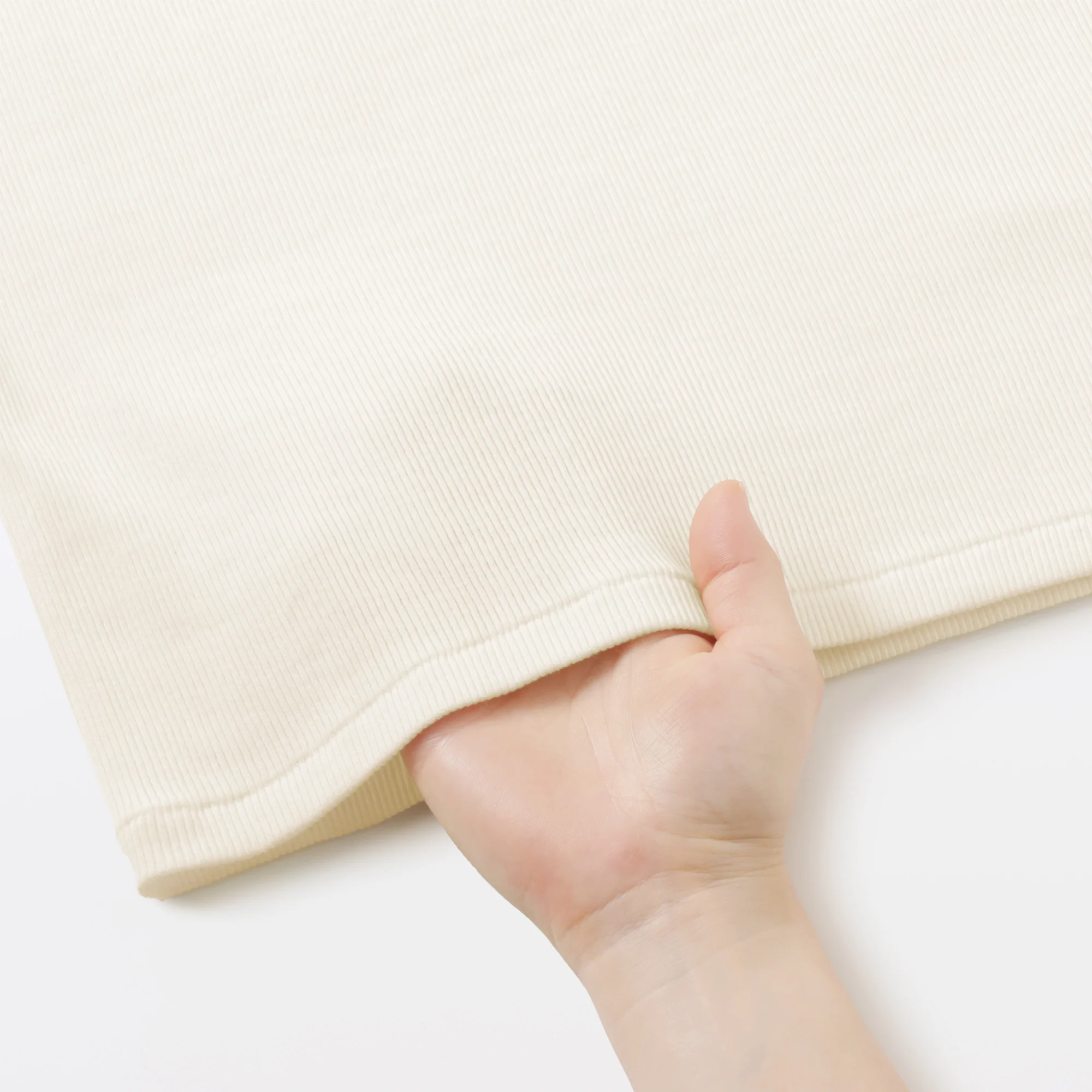 Labo Cotton Cashmere Ribbed T-Shirt - Image 9