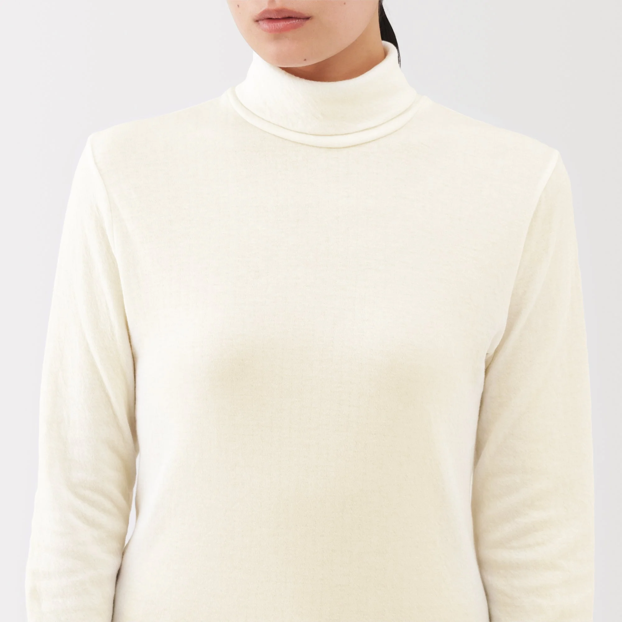 Labo Cotton Cashmere Turtleneck T-Shirt - Image 27