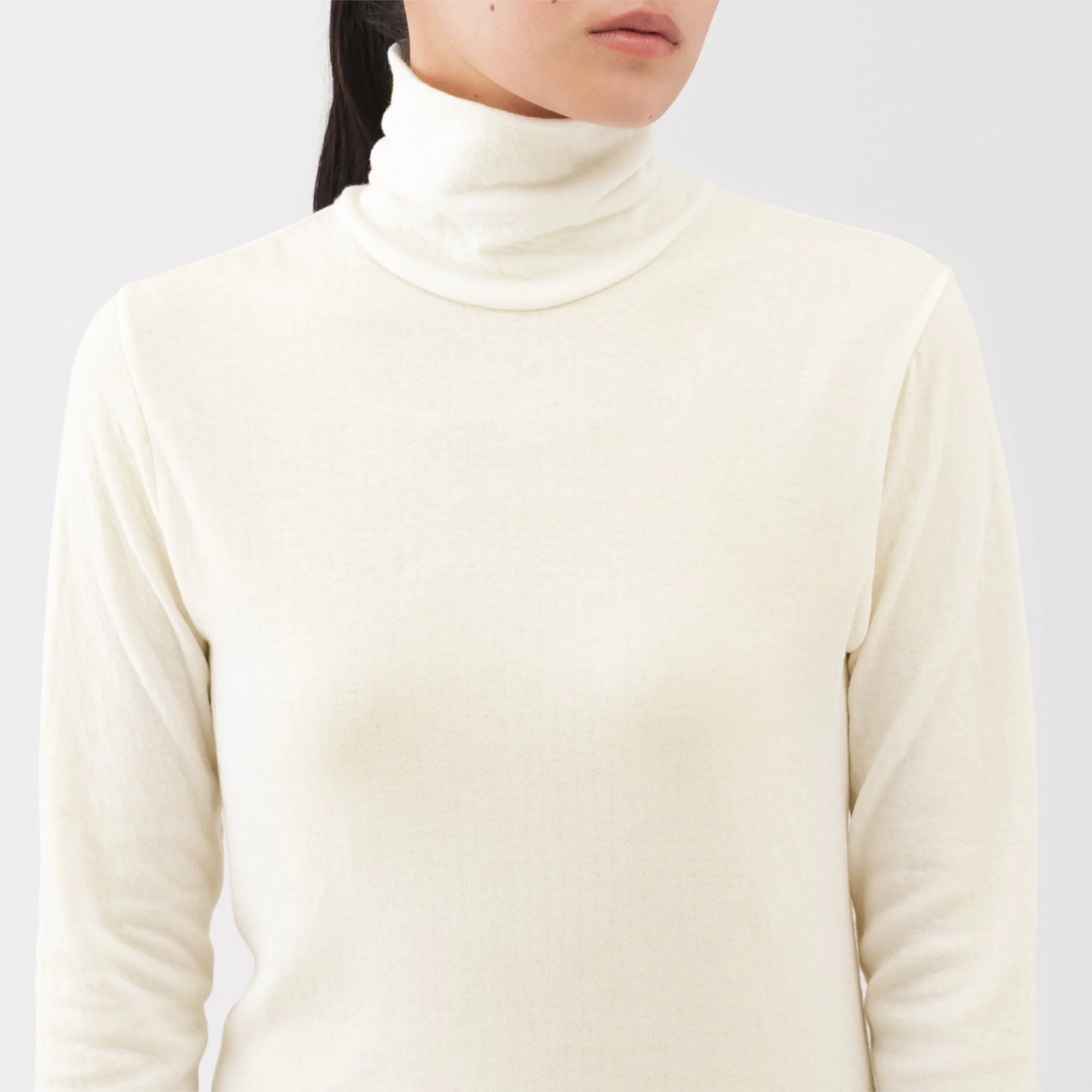 Labo Cotton Cashmere Turtleneck T-Shirt - Image 7