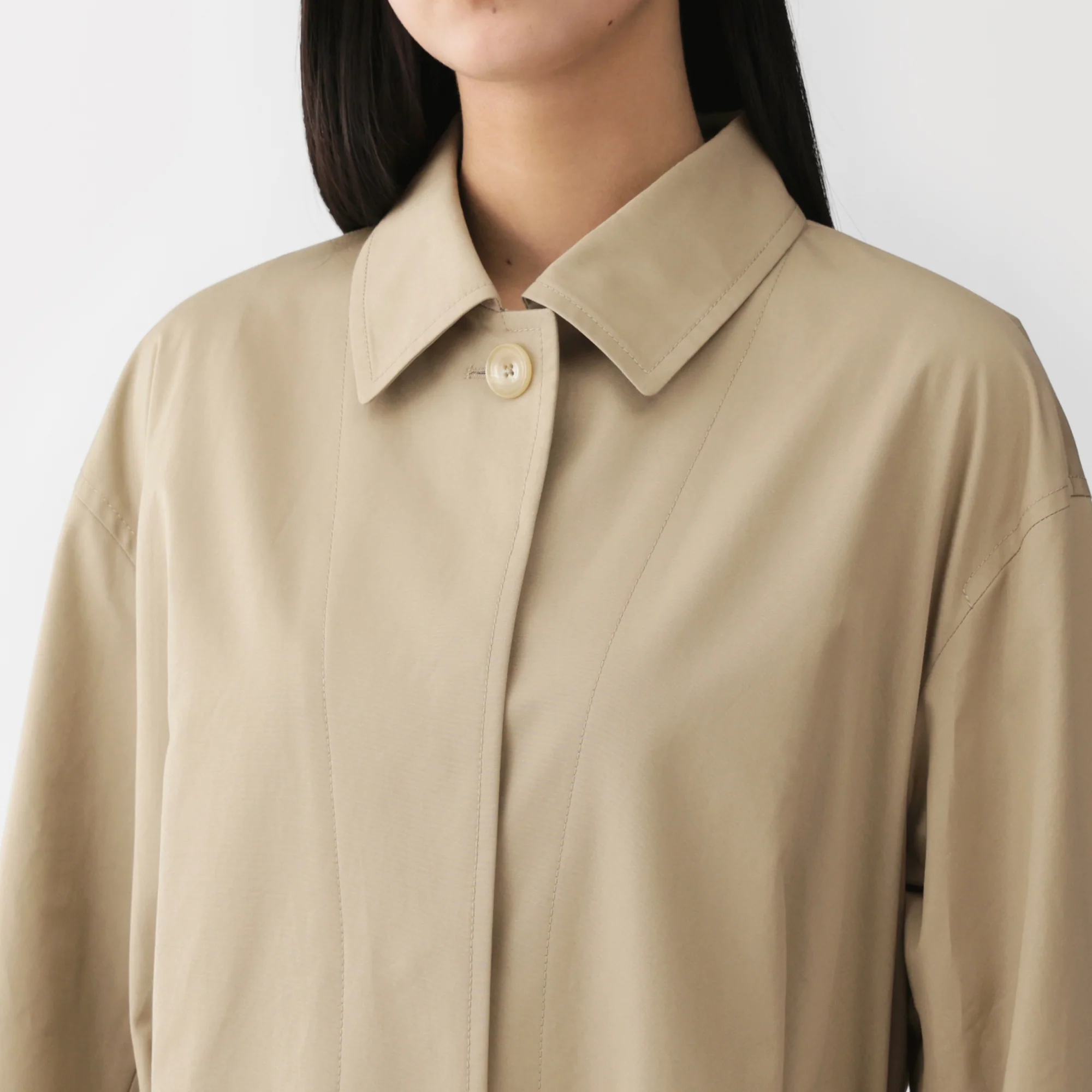 Labo Cotton Single Breasted Coat - Image 14