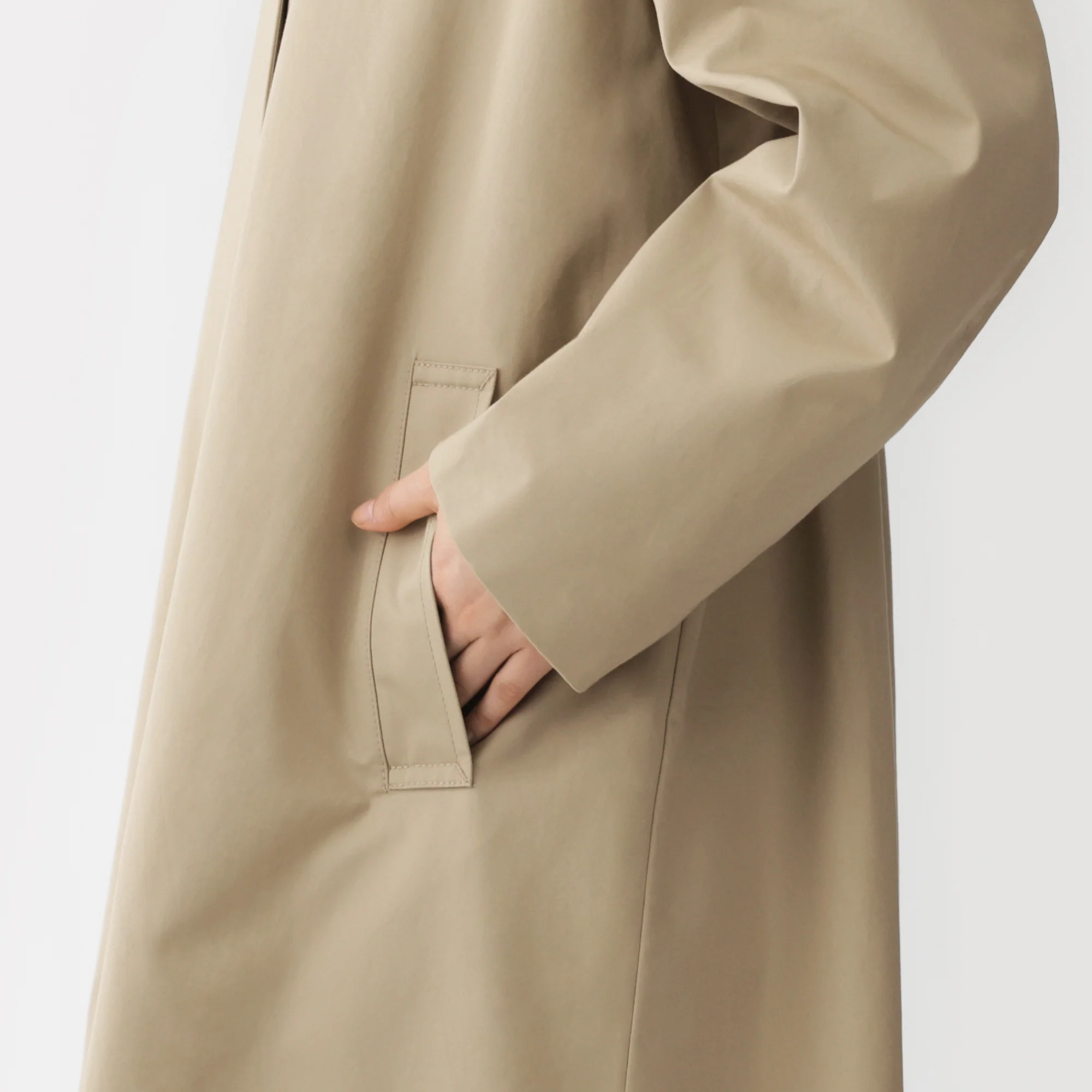Labo Cotton Single Breasted Coat - Image 15