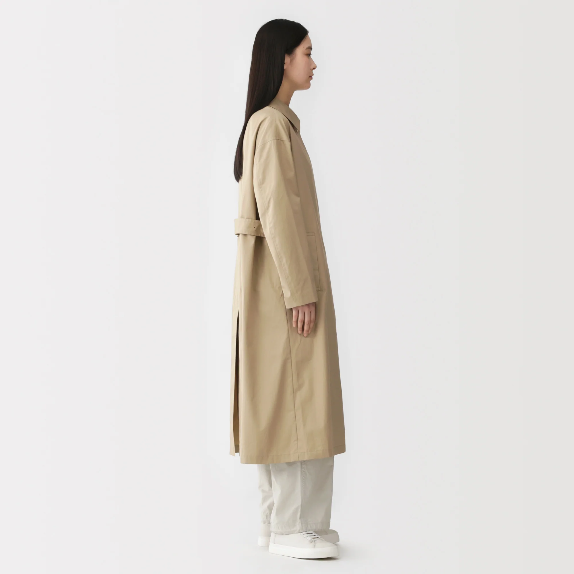 Labo Cotton Single Breasted Coat - Image 4