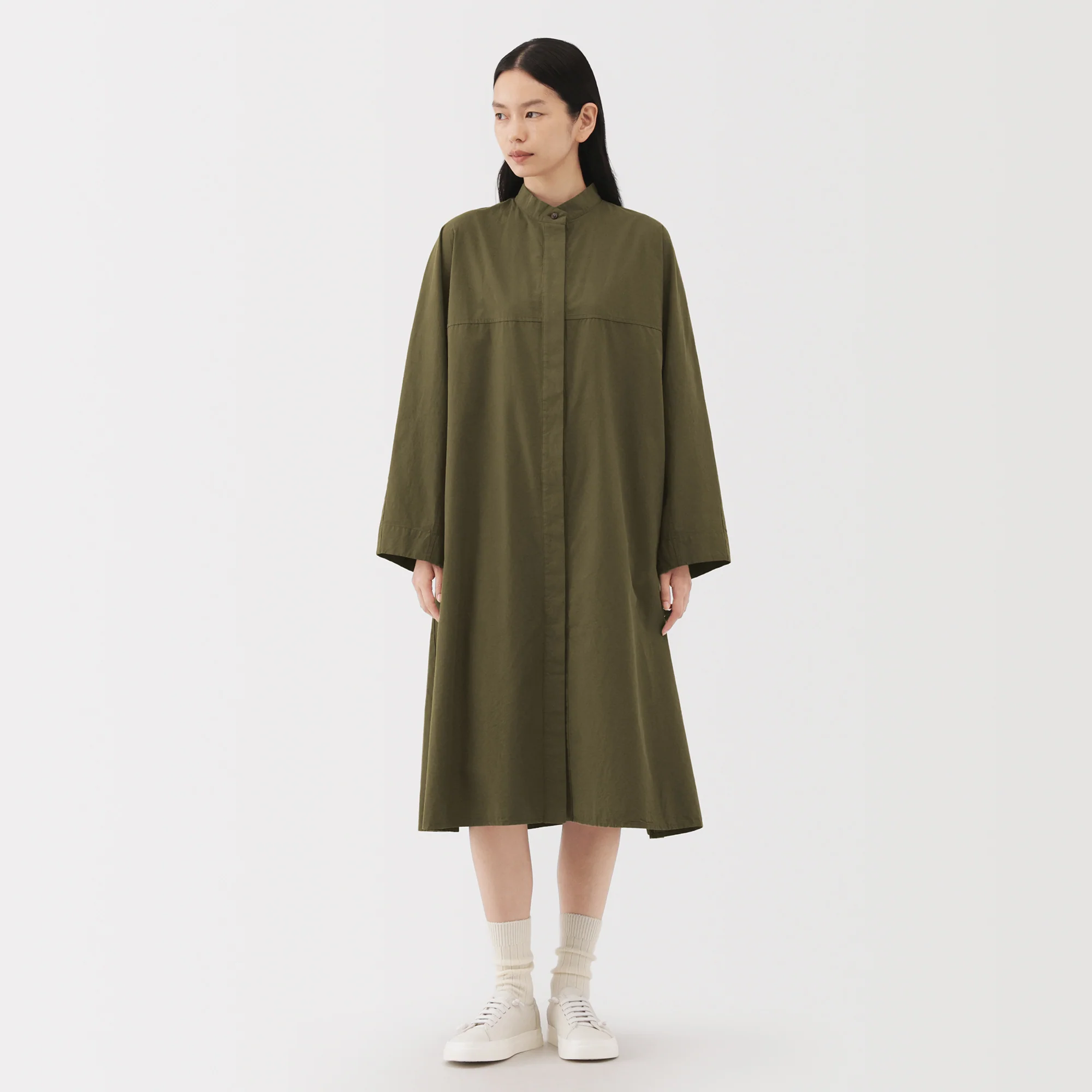 Labo Cotton Wool Shirt Dress - Image 13