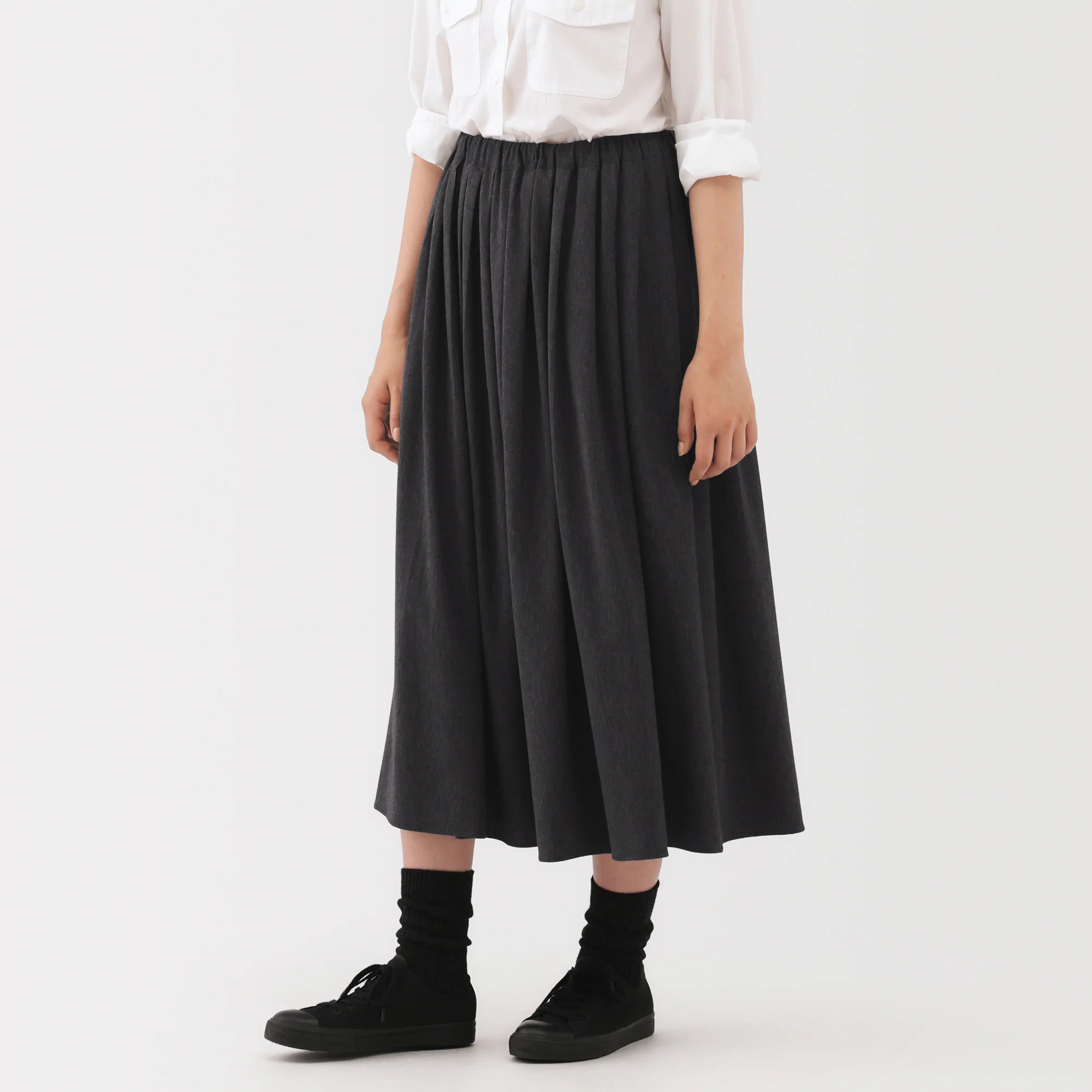 Labo Jersey Pleated Skirt - Image 4