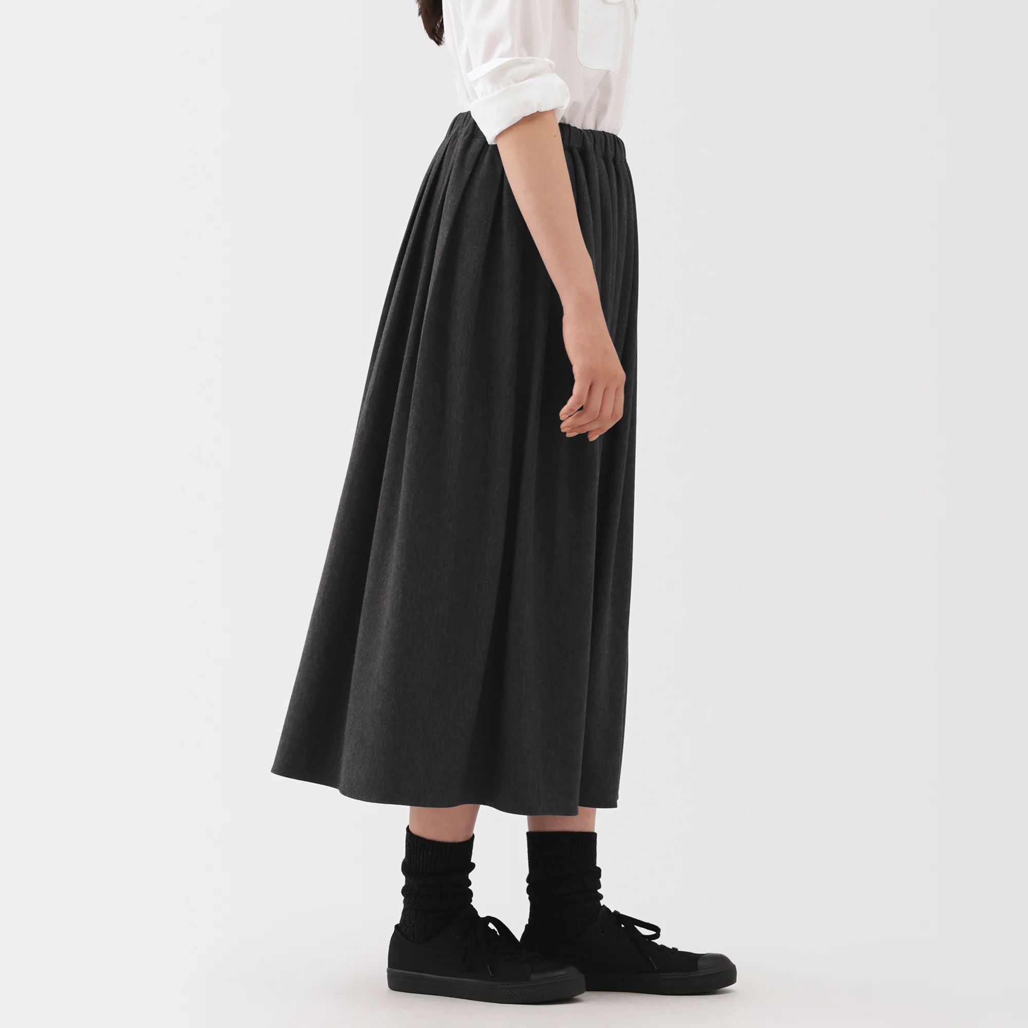 Labo Jersey Pleated Skirt - Image 5