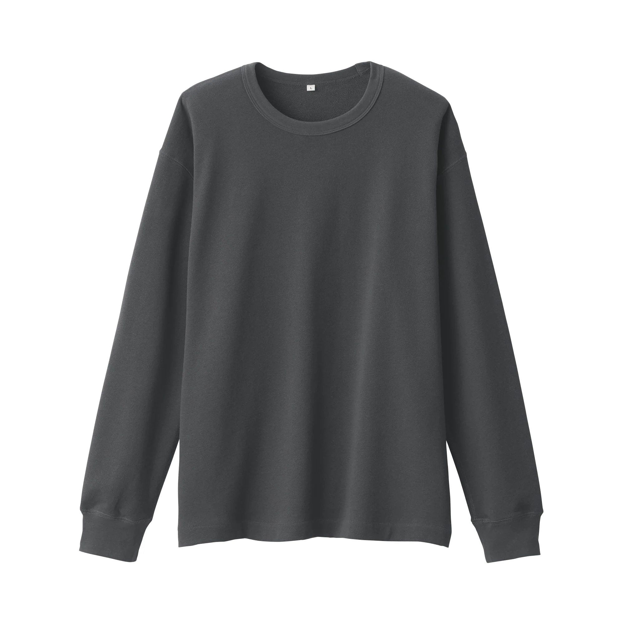 Labo Men's Traditional Knit Mini French Terry Crew Long Sleeve T-Shirt - Image 2