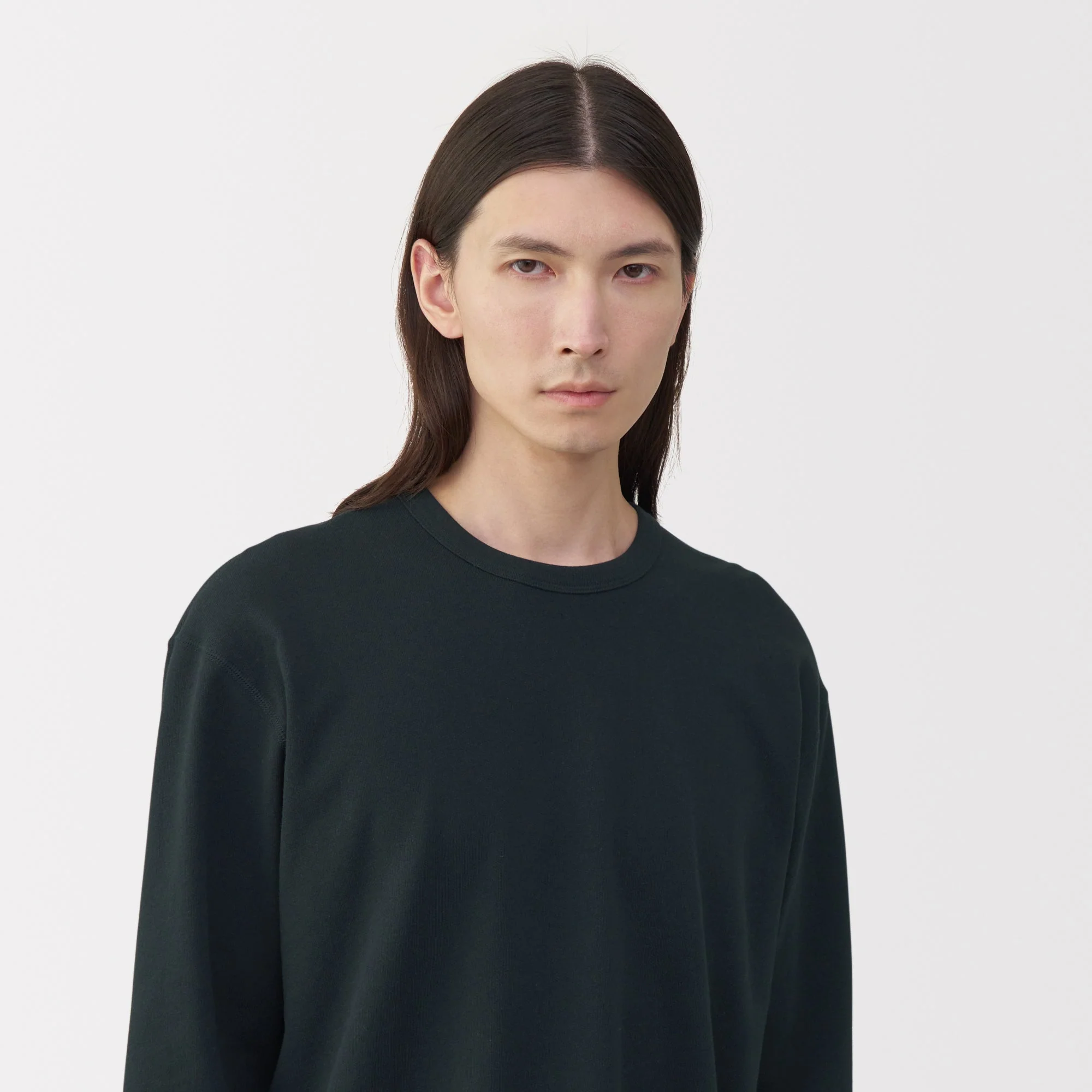Labo Men's Traditional Knit Mini French Terry Crew Long Sleeve T-Shirt - Image 21