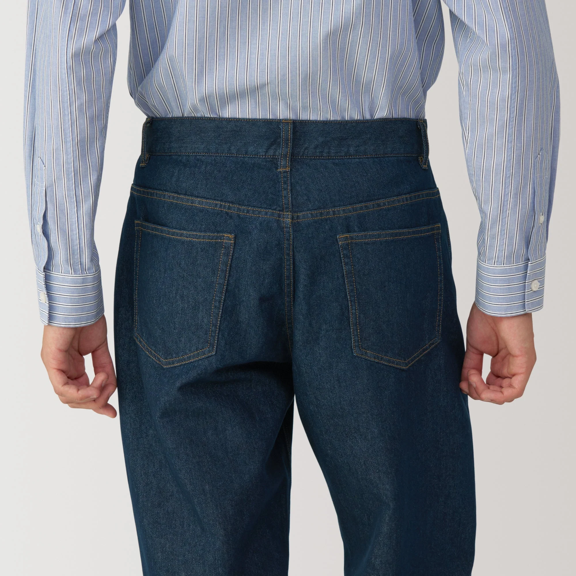 Labo Men's Washi Blend Denim 5-Pocket Pants - Image 8
