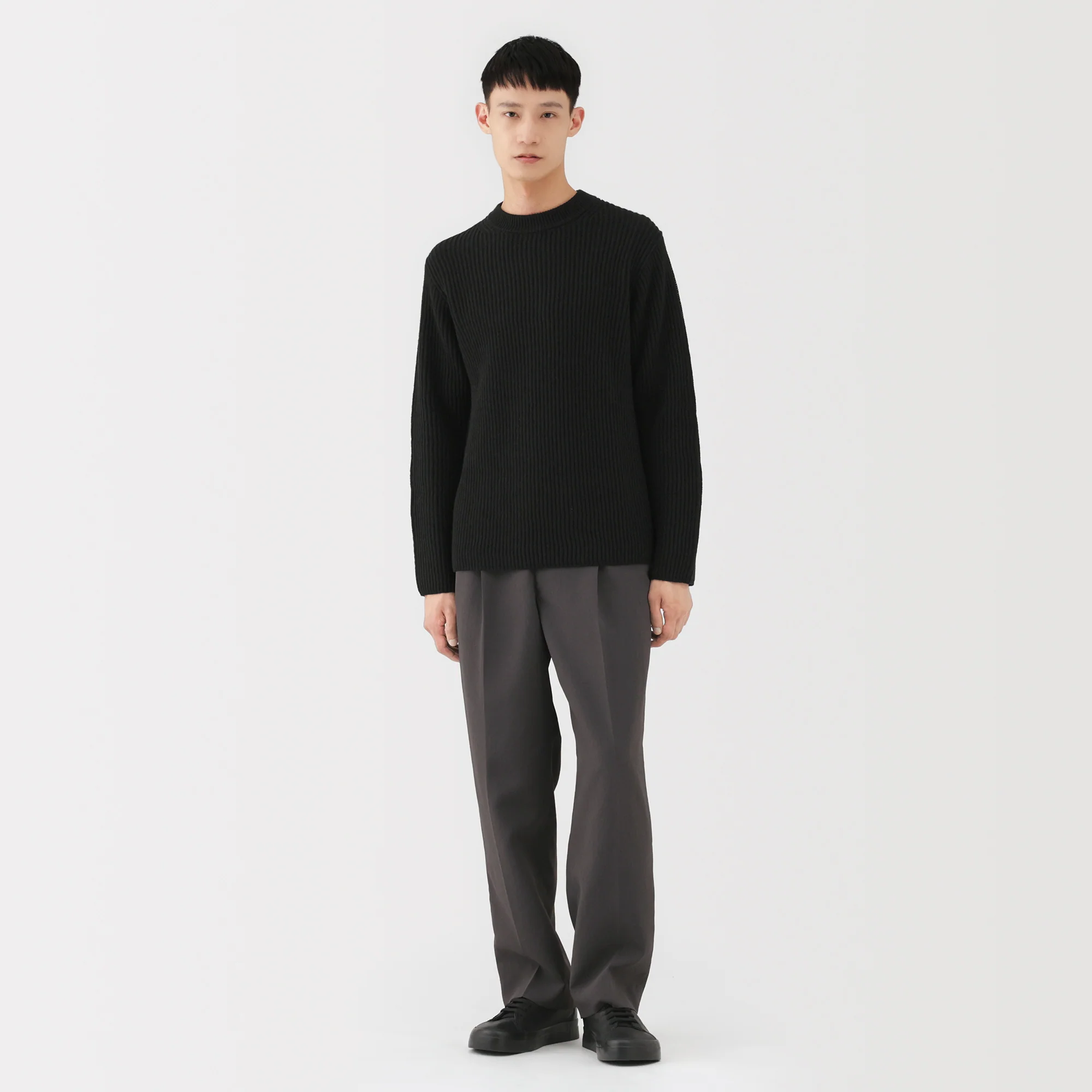 Labo Merino Wool Elbow Patch Sweater - Image 11