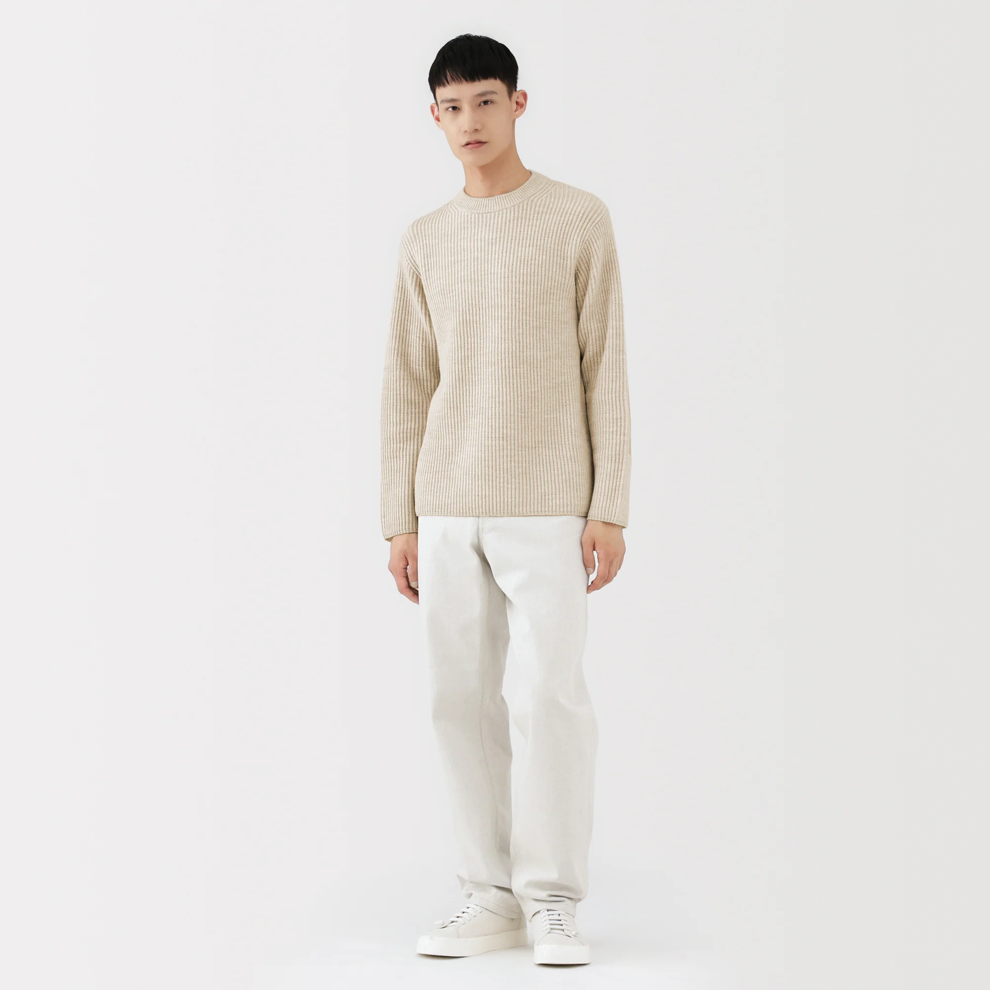 Labo Merino Wool Elbow Patch Sweater - Image 19
