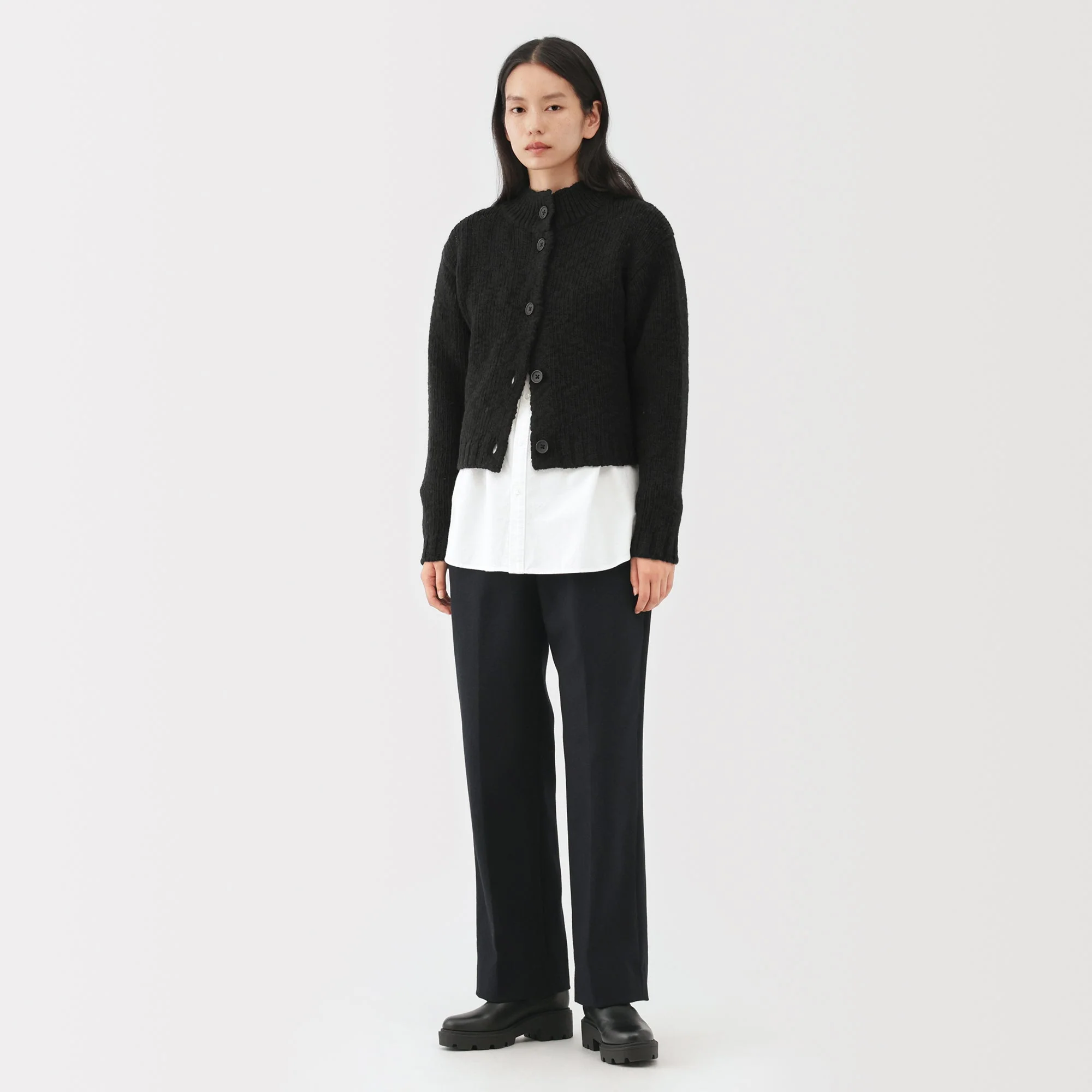 Labo Merino Wool Low-Gauge Cardigan - Image 10