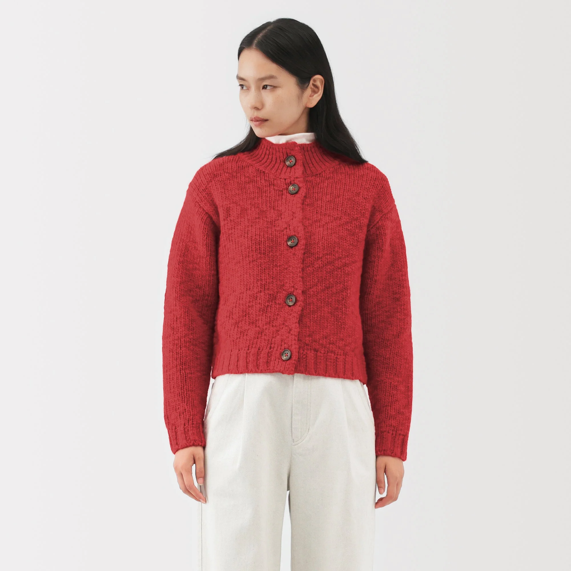 Labo Merino Wool Low-Gauge Cardigan - Image 18