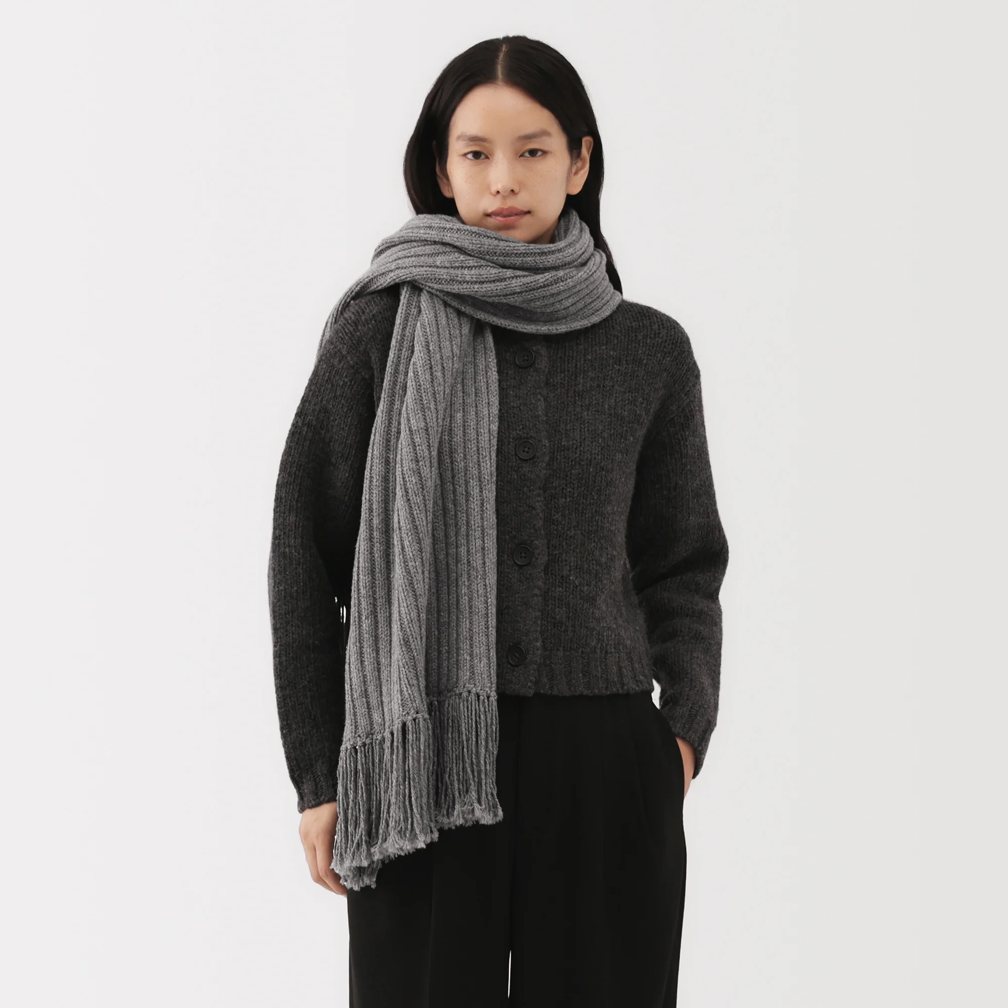 Labo Merino Wool Low-Gauge Stole - Image 4
