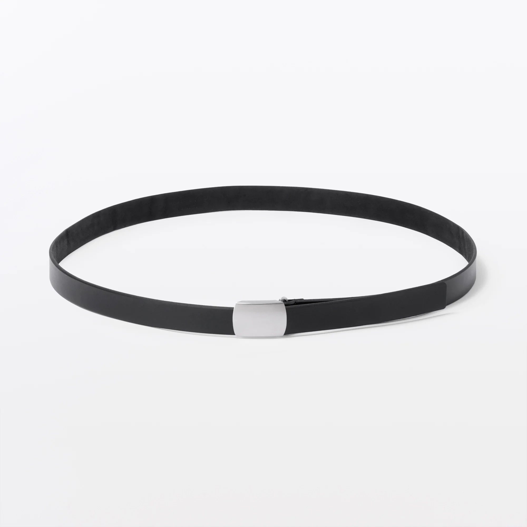 Labo Olive Leather Holeless Belt - Image 5