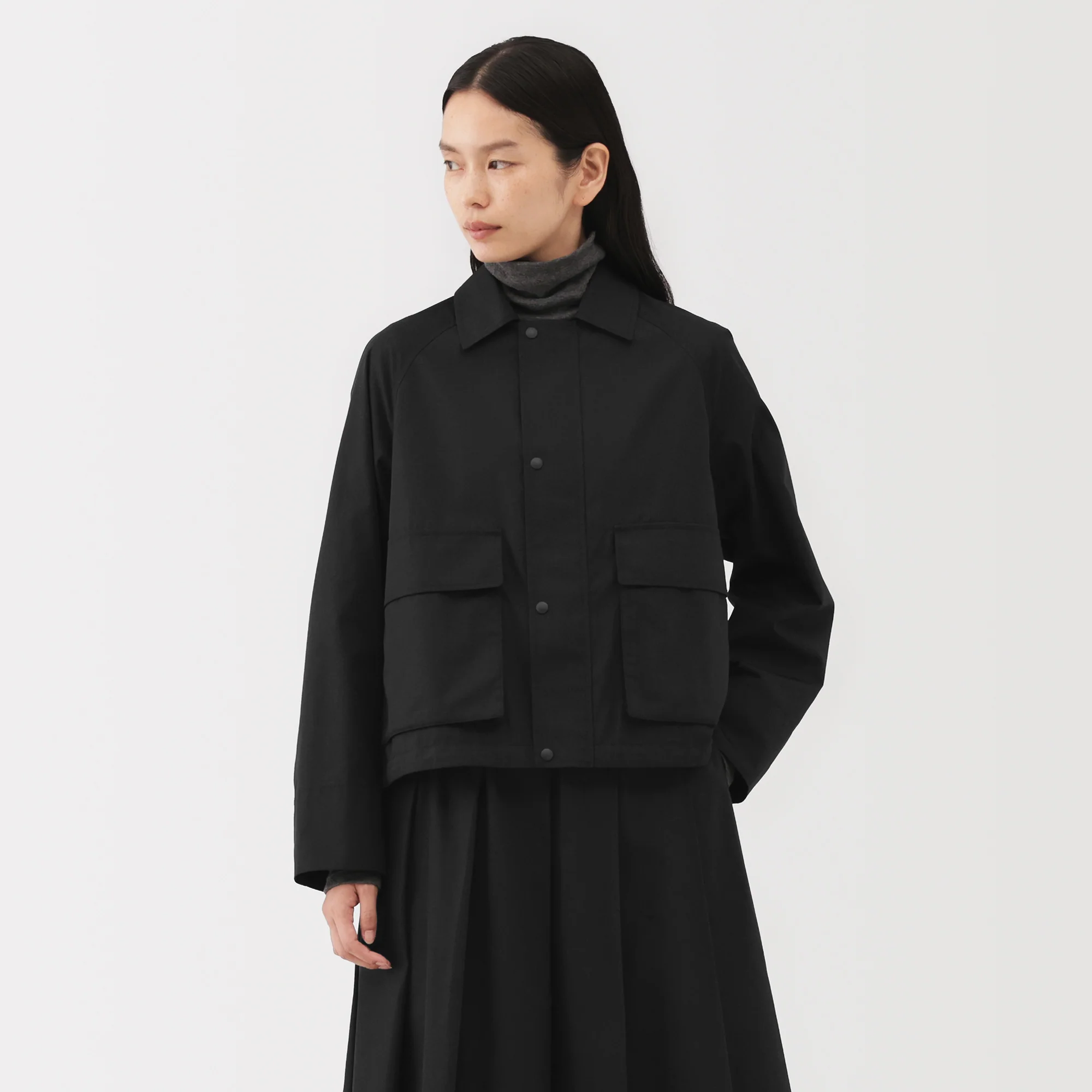 Labo Polyester Cotton Short Blouson