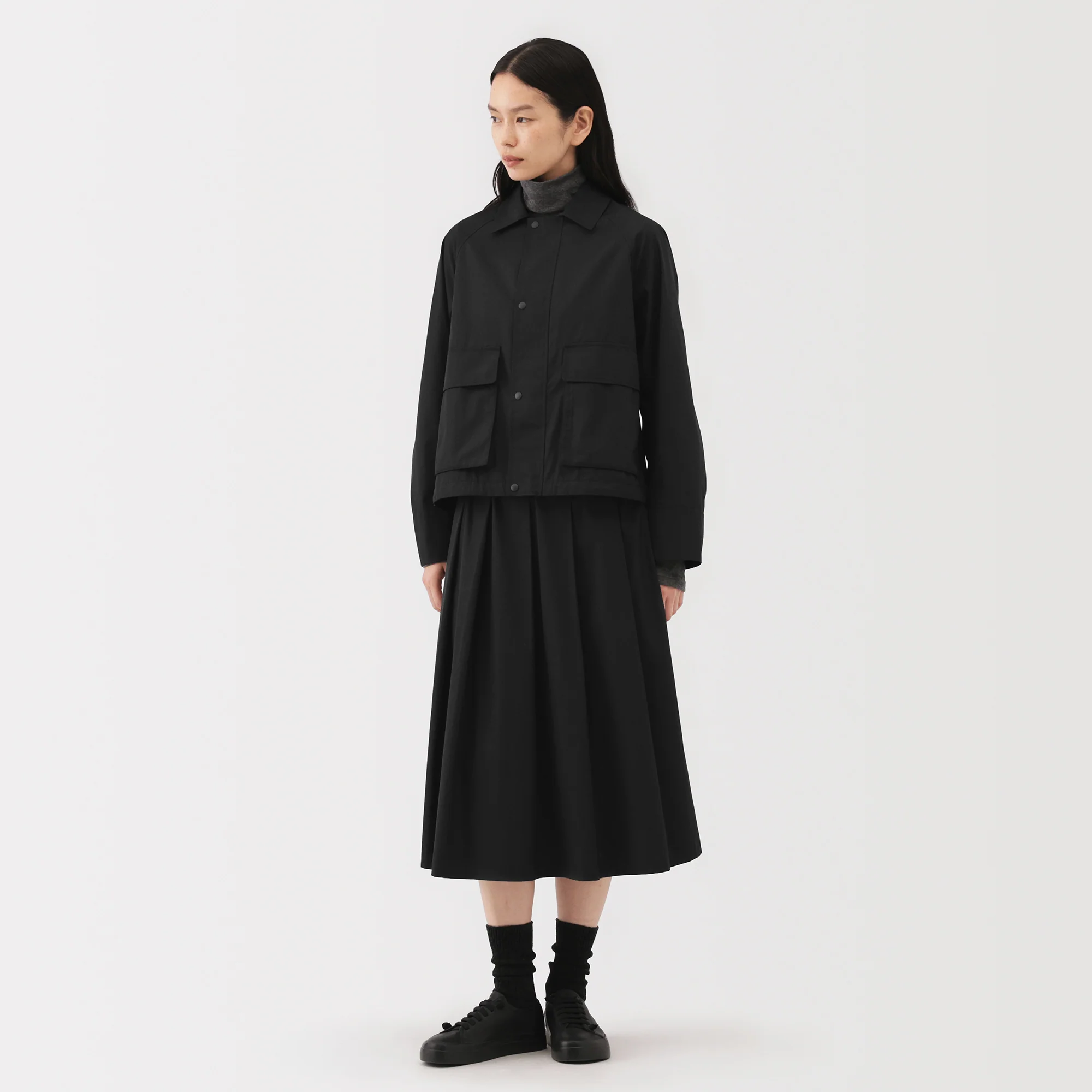 Labo Polyester Cotton Short Blouson - Image 3